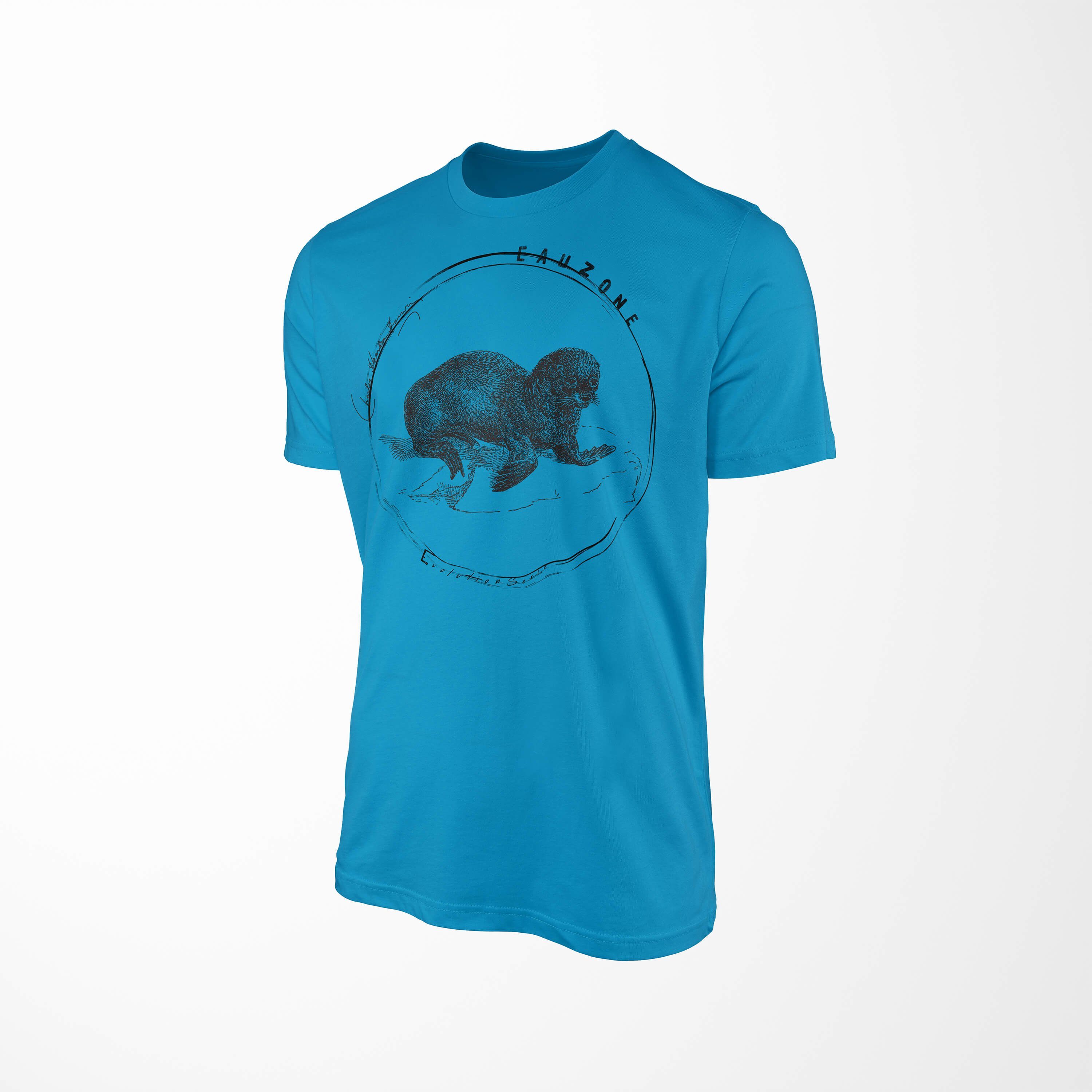 Art T-Shirt Herren T-Shirt Atoll Seelöwe Sinus Evolution