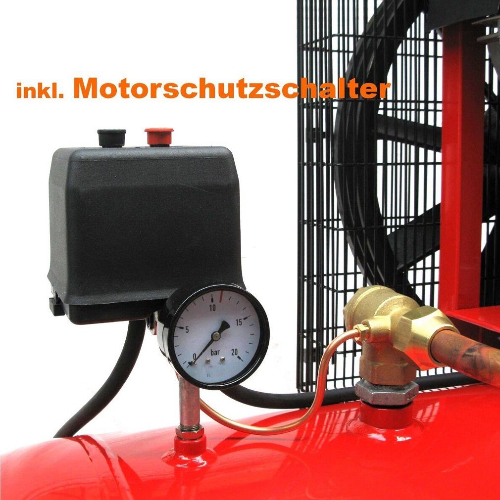 Apex Kompressor Druckluft Kompressor Kolbenkompressor 5.5PS 500l 15bar BK114