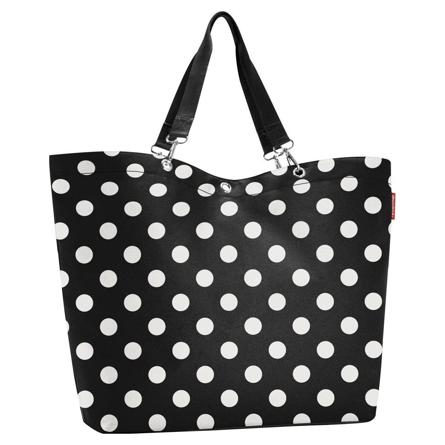 REISENTHEL® Tragetasche SHOPPER XL, 35 Liter, Schwarz, Weiß, Polyester, (1-tlg), Wasserabweisend