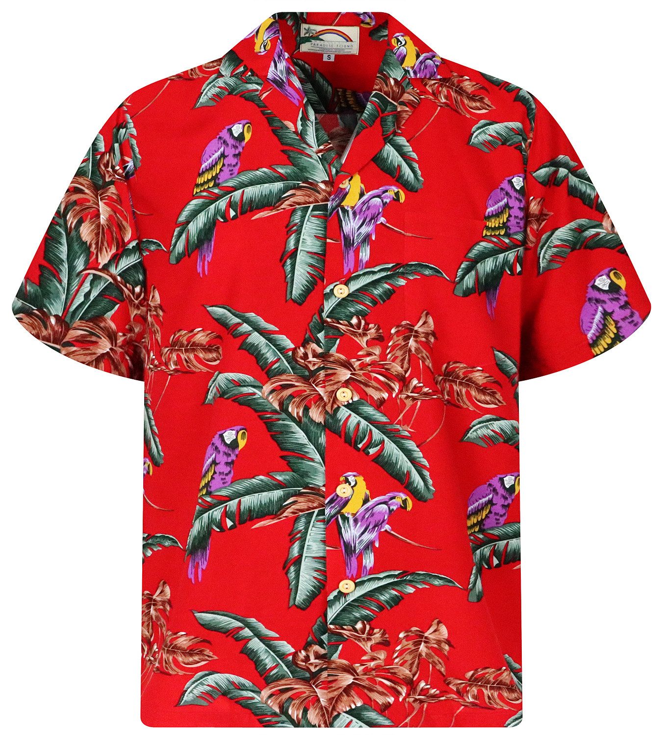Paradise Found Hawaiihemd Tom Selleck Jungle Bird Original Hawaii-Hemd Kurz günstig online kaufen