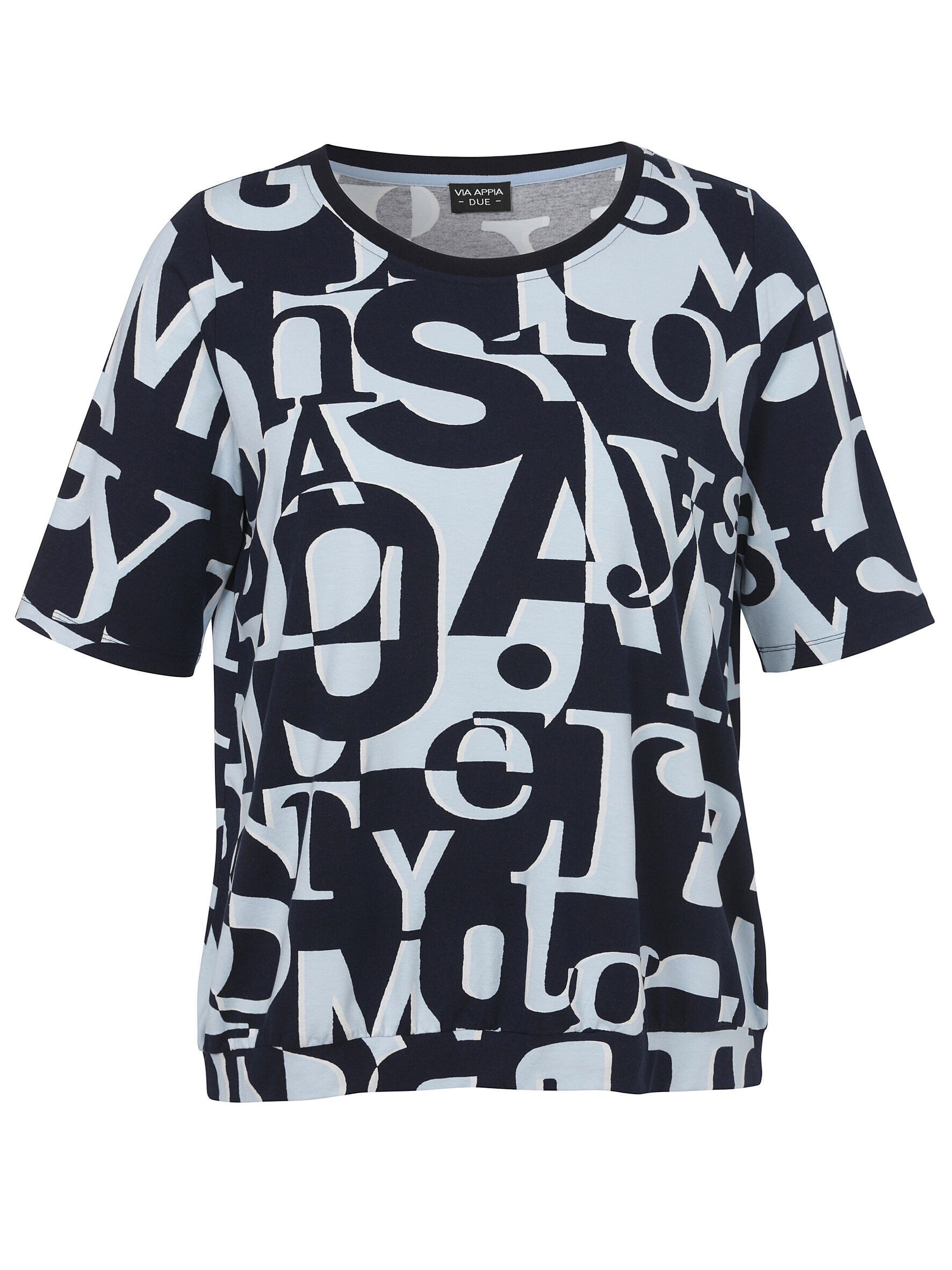 VIA APPIA DUE Rundhalsshirt (1-tlg) in Große Größen günstig online kaufen