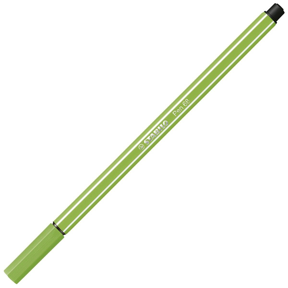 STABILO Faserstift STABILO Pen 68 Filzstift - 1 mm - 20er ColorParade anthrazit + pink