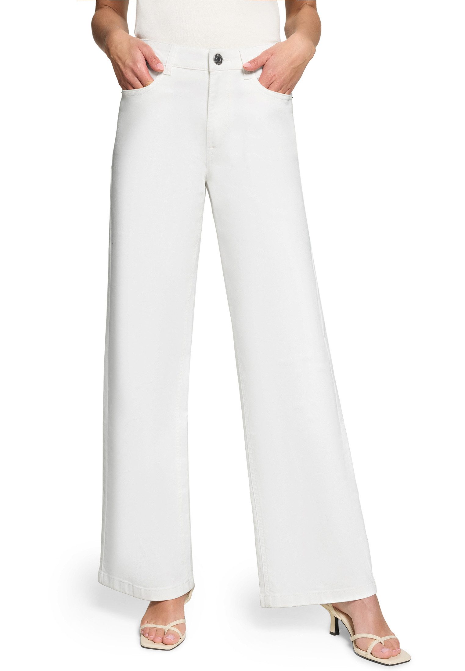 Zero Bequeme Jeans Damen Jeans mit weitem Bein Style Witney 32 Inch