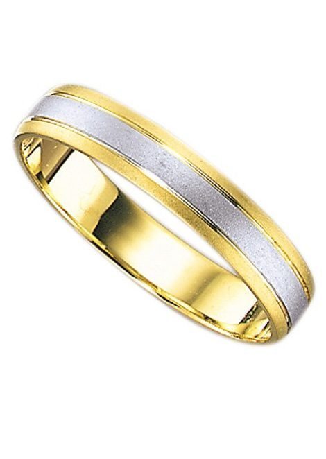 Firetti Trauring Schmuck Geschenk Gold 375 Hochzeit Ehering Trauring "LIEBE", Made in Germany - mit o. ohne Brillant/Diamant