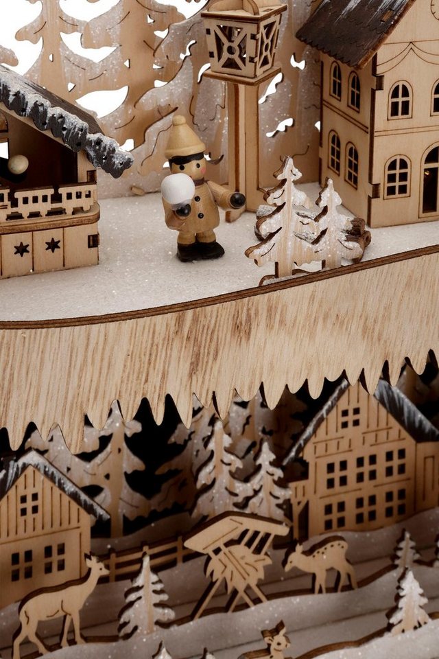 Home affaire Lichterbogen Rentier, Weihnachtsdeko, mit vielen Details, Höhe  67 cm