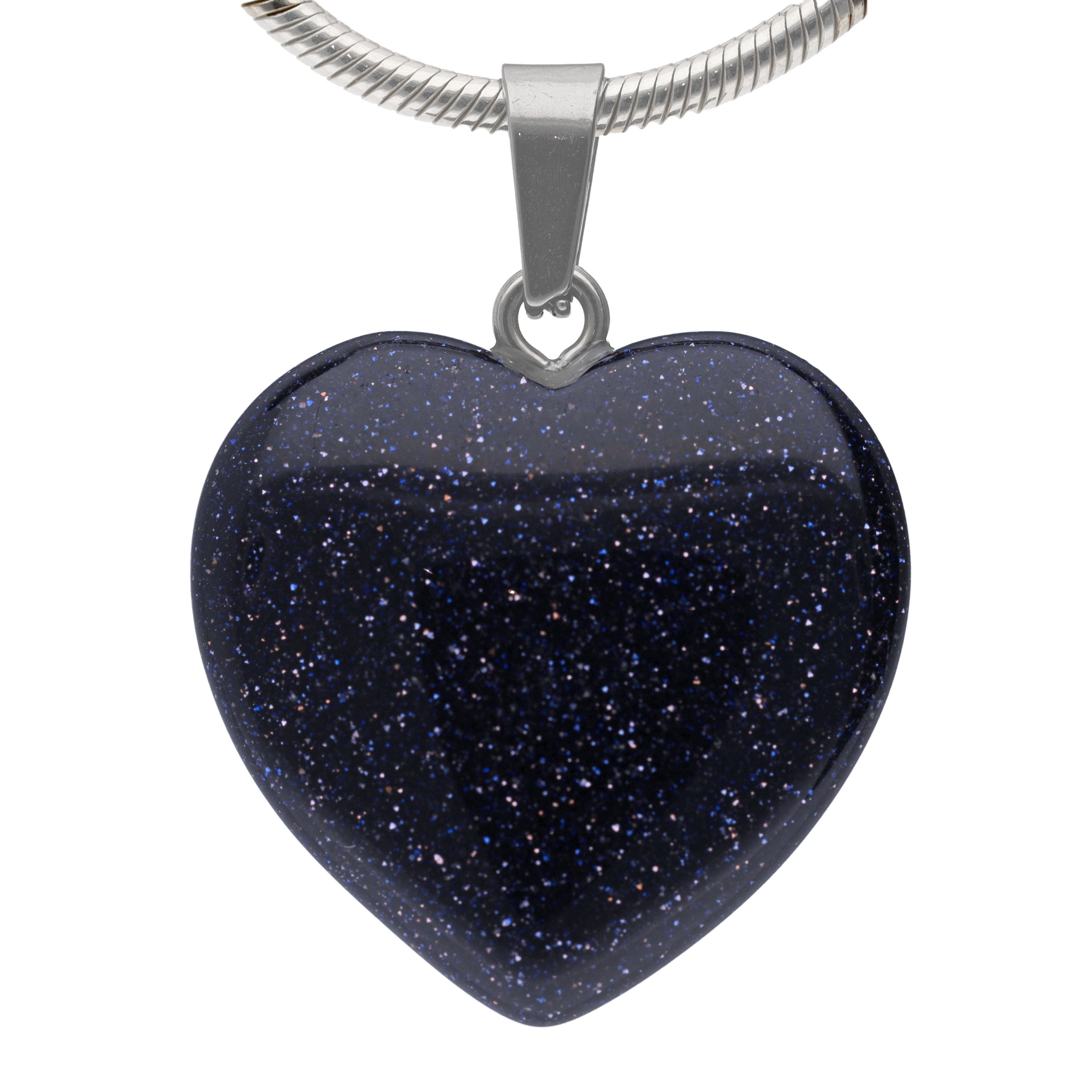 Lebensquelle Plus Kettenanhänger Blaufluss Herzanhänger, 2x2 cm