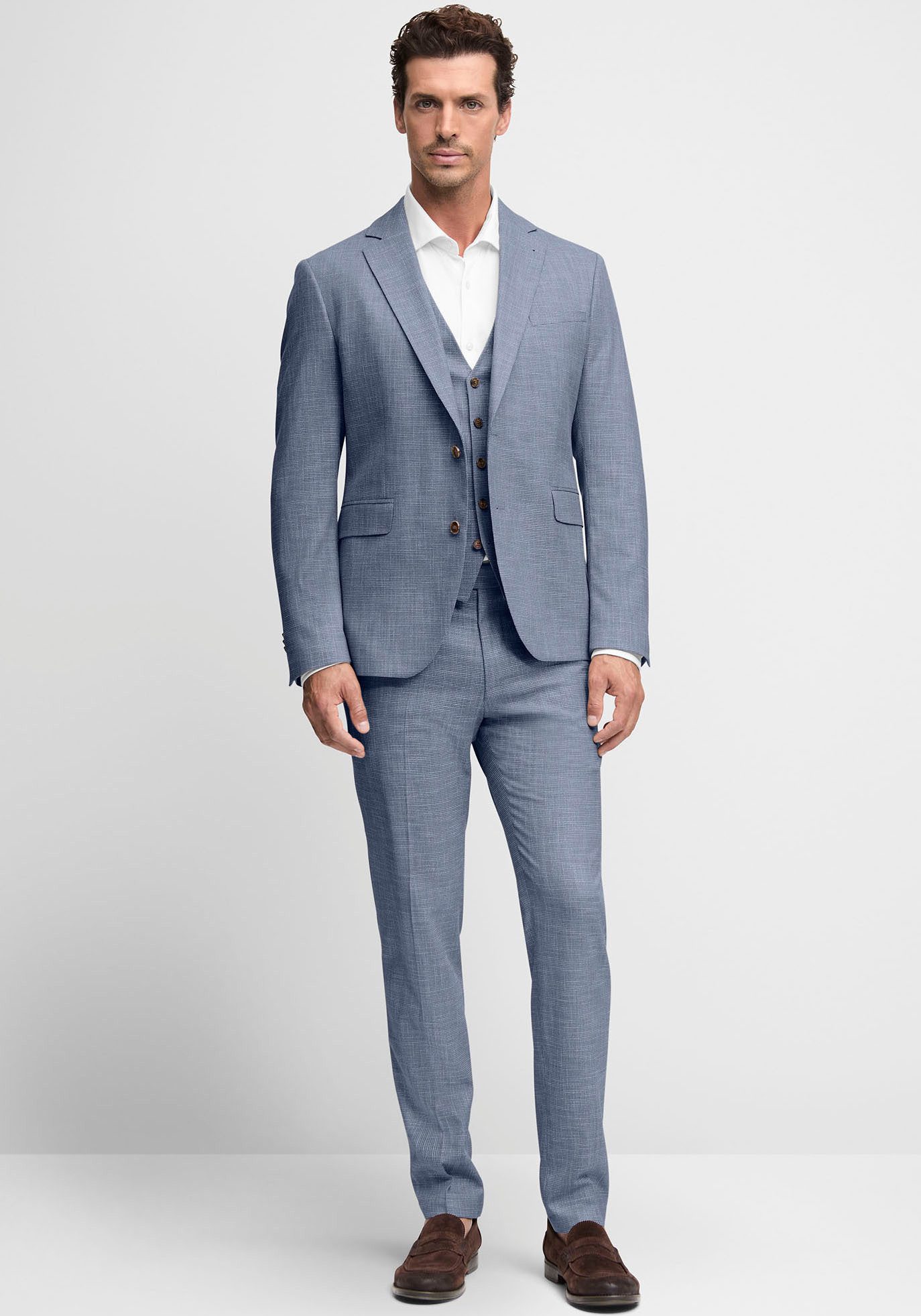 Cinque Baukastensakko CIDATA in dezentem Muster, Regular Fit