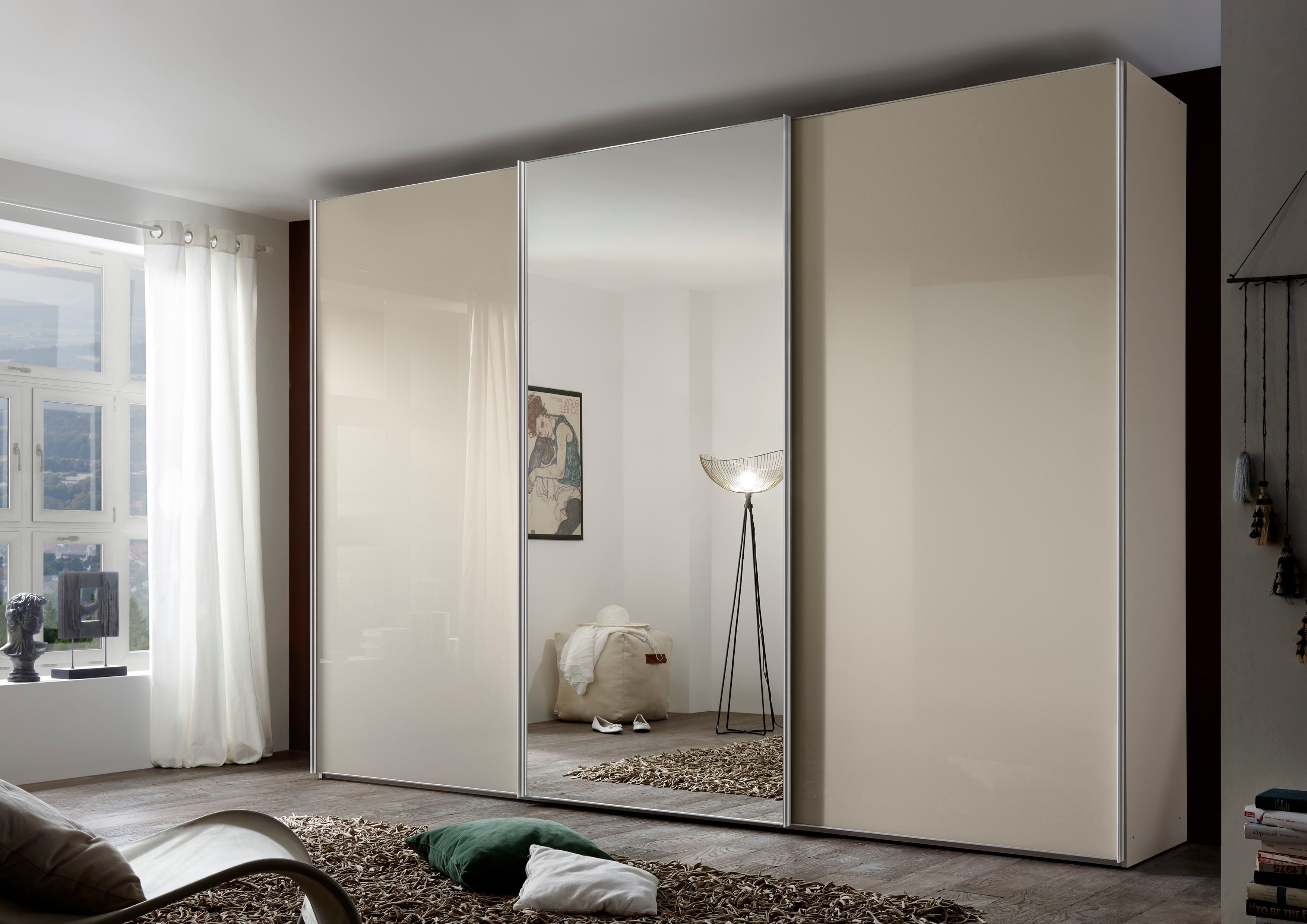 STAUD Schwebetürenschrank Sonate Rom mit Spiegel, günstig online kaufen