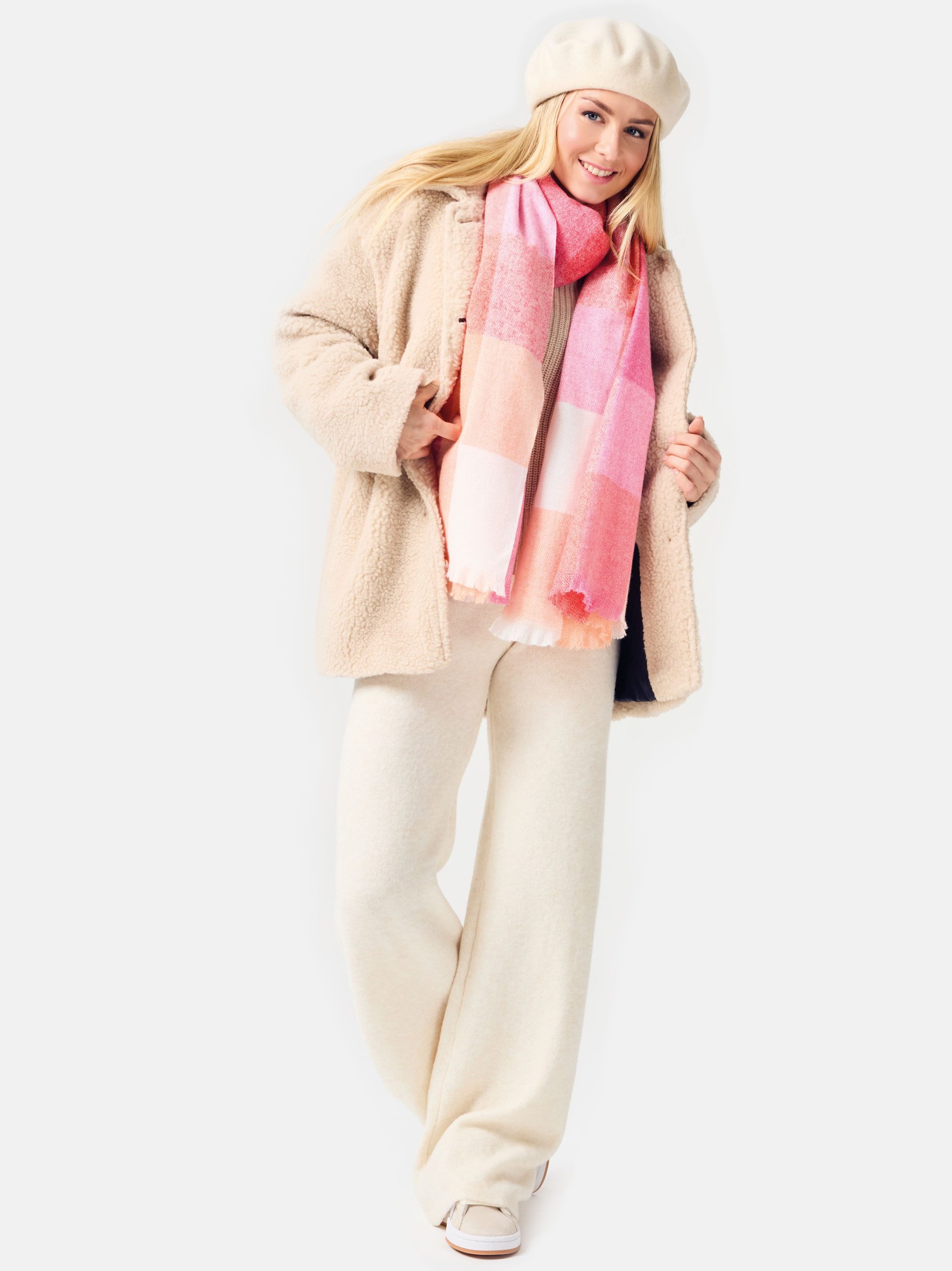 Samaya Modeschal Olitar, (1-St), mit Blockkaromuster günstig online kaufen