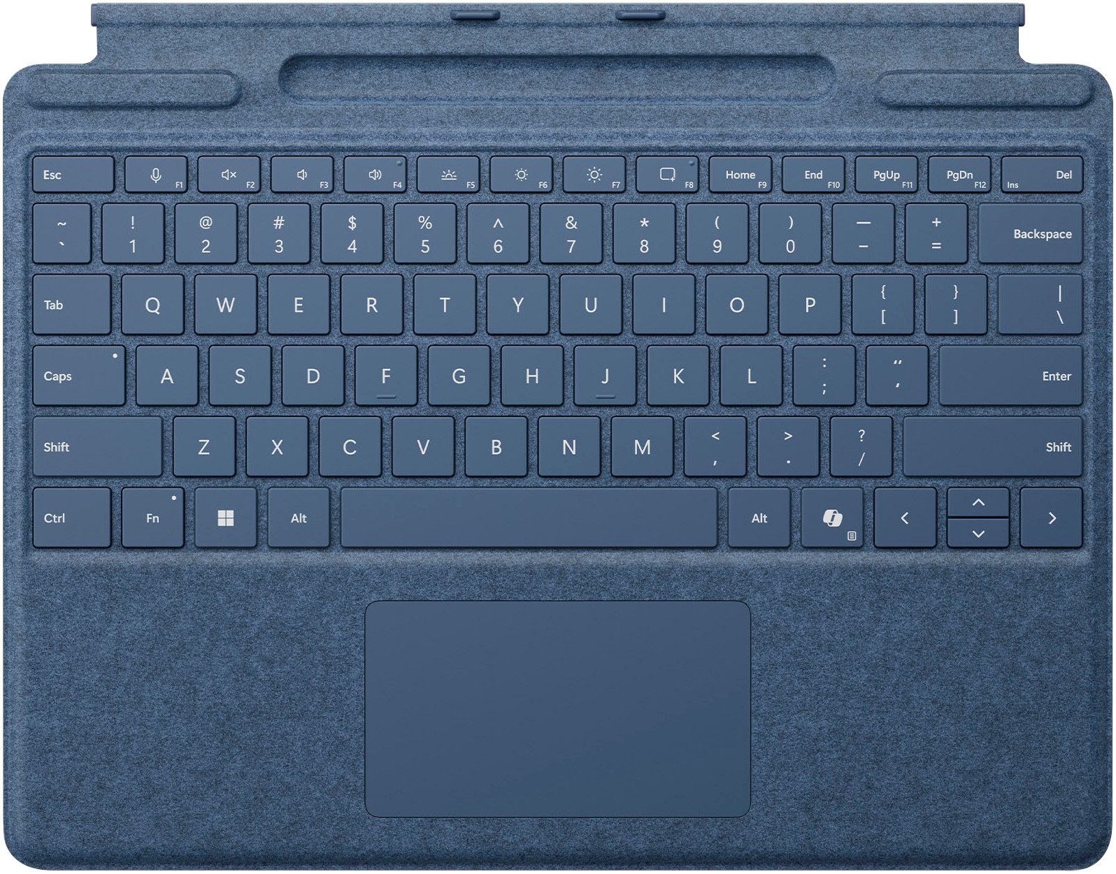 Microsoft Surface Pro Keyboard mit Stiftaufbewahrung Tastatur mit Touchpad
