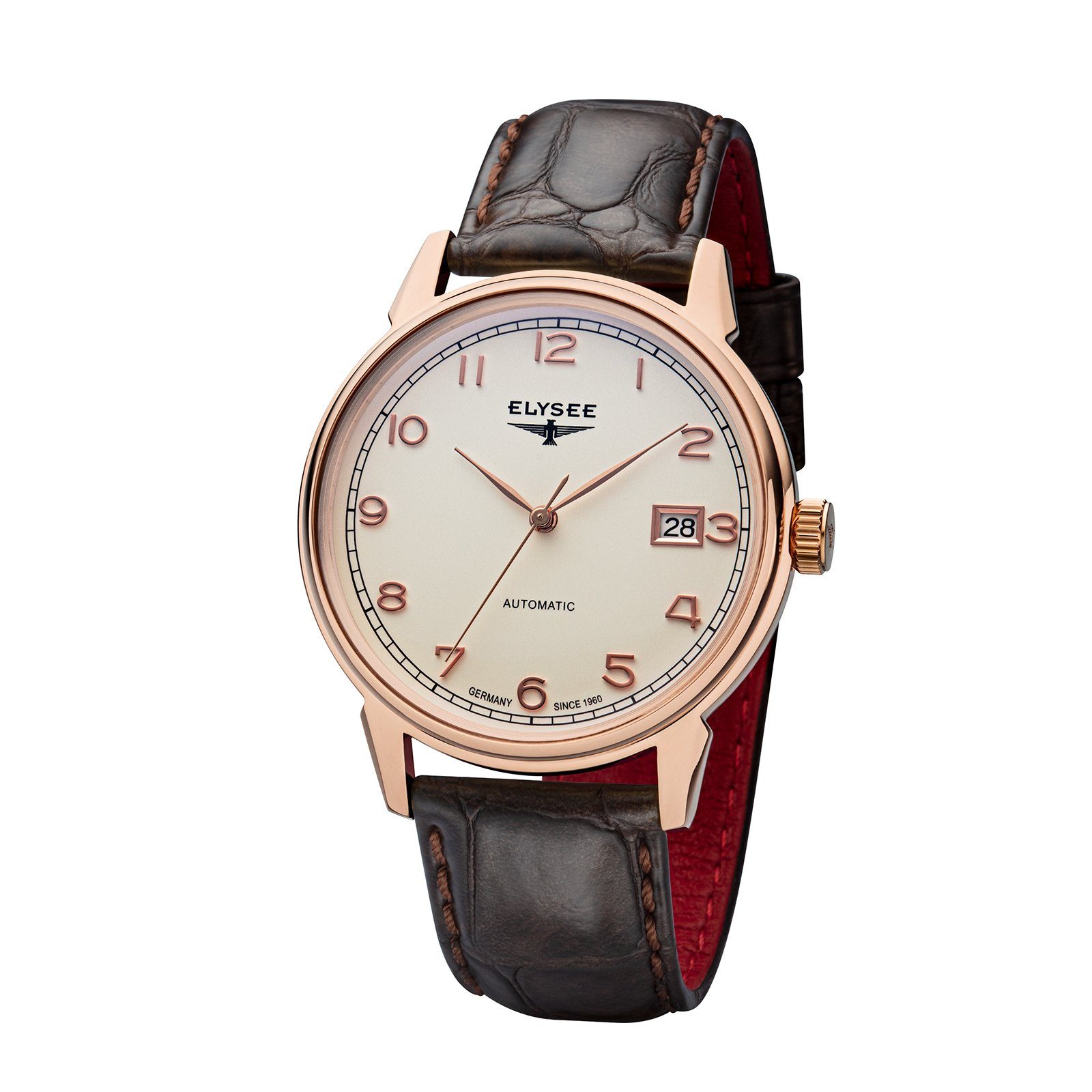 Elysee Automatikuhr VINTAGE MASTER AUTOMATIC Herrenuhr 40, Datumsanzeige