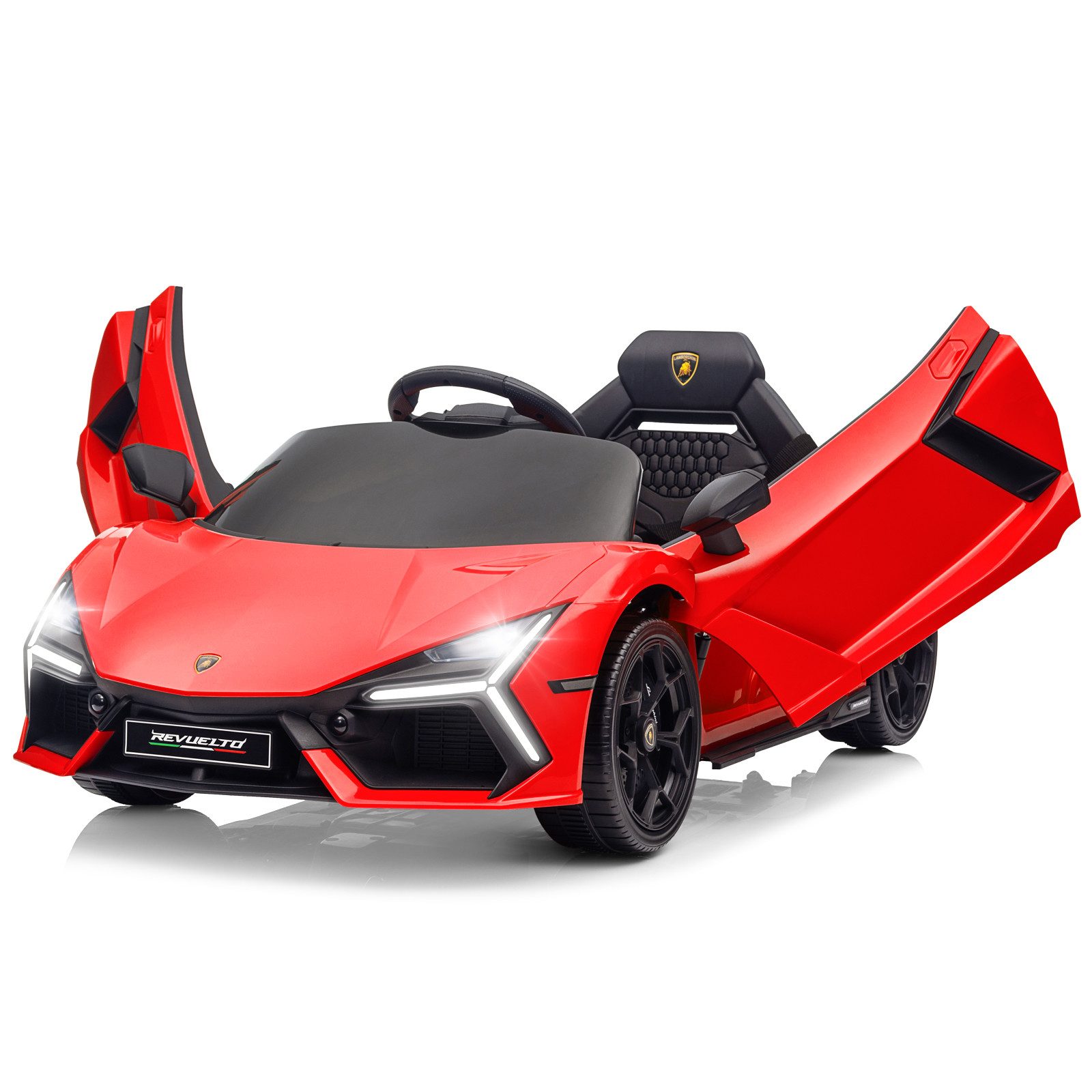 LALAHO Elektro-Kinderauto Kinder Elektroauto 12V 2.4GHz Fernbedienung, 12V 4.5Ah, 2.4GHz Fernbedienung, drei Geschwindigkeitsstufen