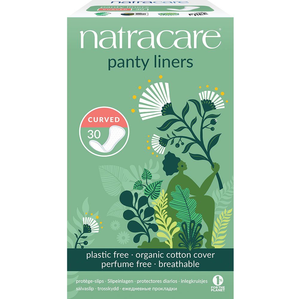 Natracare Slip-Einlage Panty liners Curved, 30 Stk.