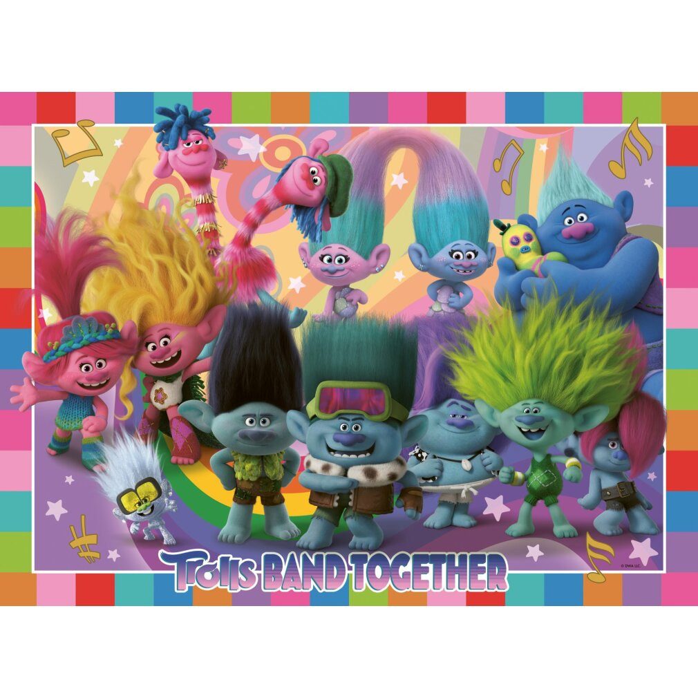 Ravensburger Puzzle Kinderpuzzle Trolls 3 (100 Teile), Puzzleteile