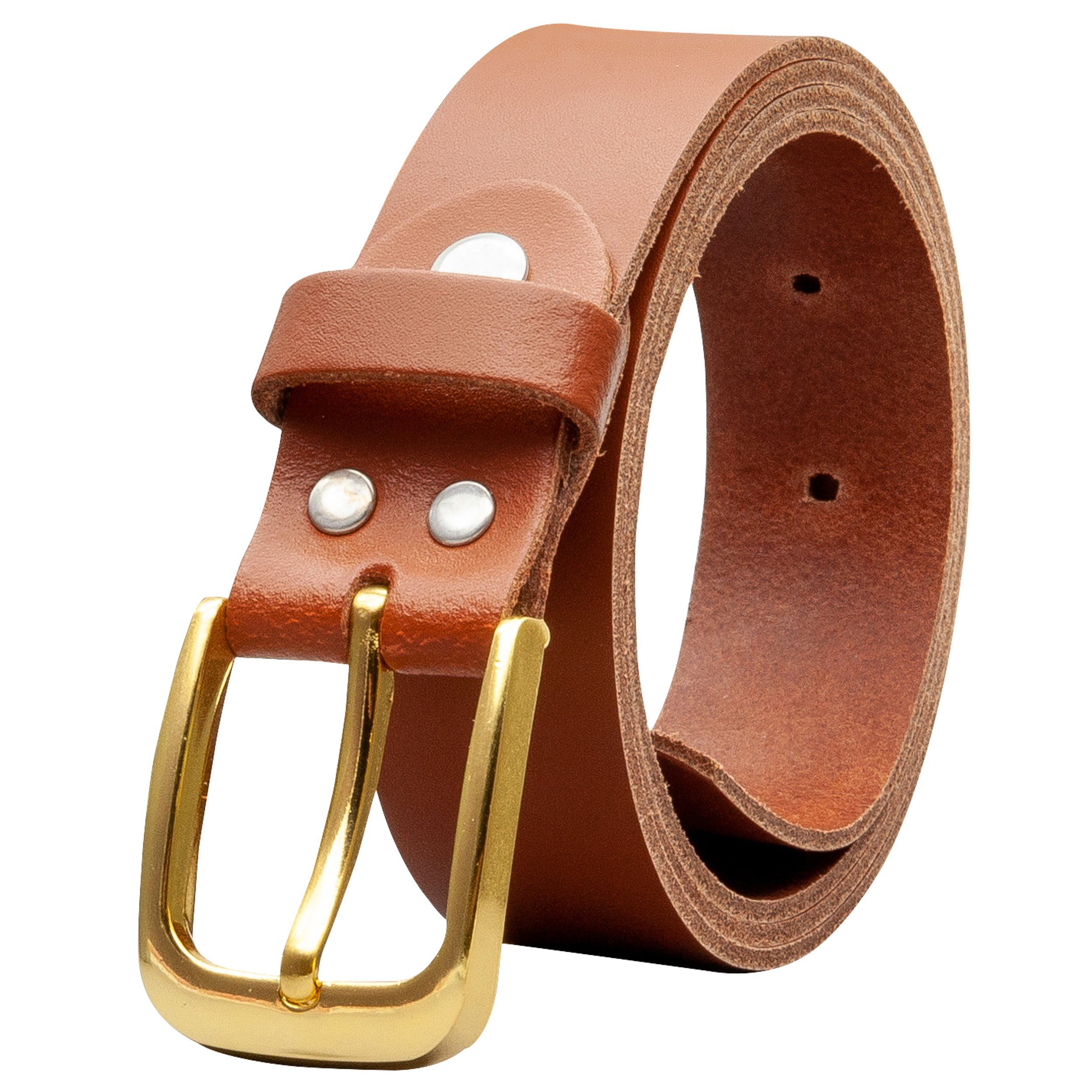 COLOGNEBELT Ledergürtel C16-SL Schlicht dennoch modern mit Dornschließe, MA günstig online kaufen