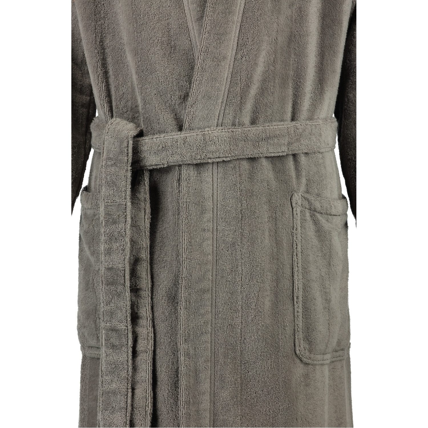 Cawö Herrenbademantel Noblesse 1002 Kimono Velours, Kimono, 100% Baumwolle