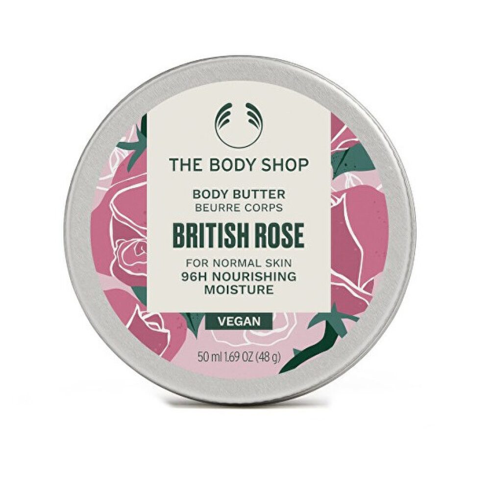 The Body Shop Körperpflegemittel Körperbutter für normale Haut British Rose (Körperbutter) 50 ml