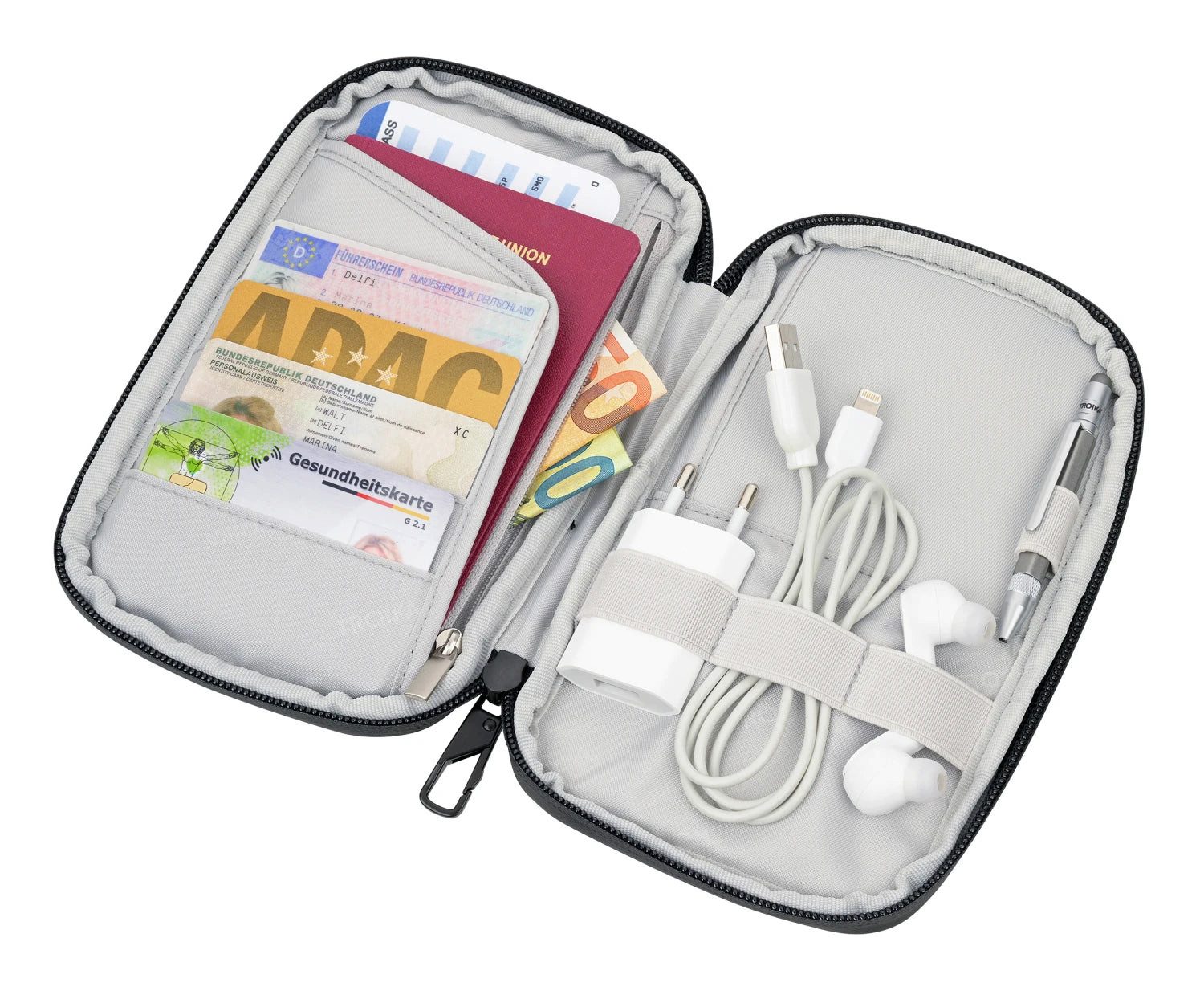 TROIKA Organizer TROIKA BLACK TECH TRAVELLER