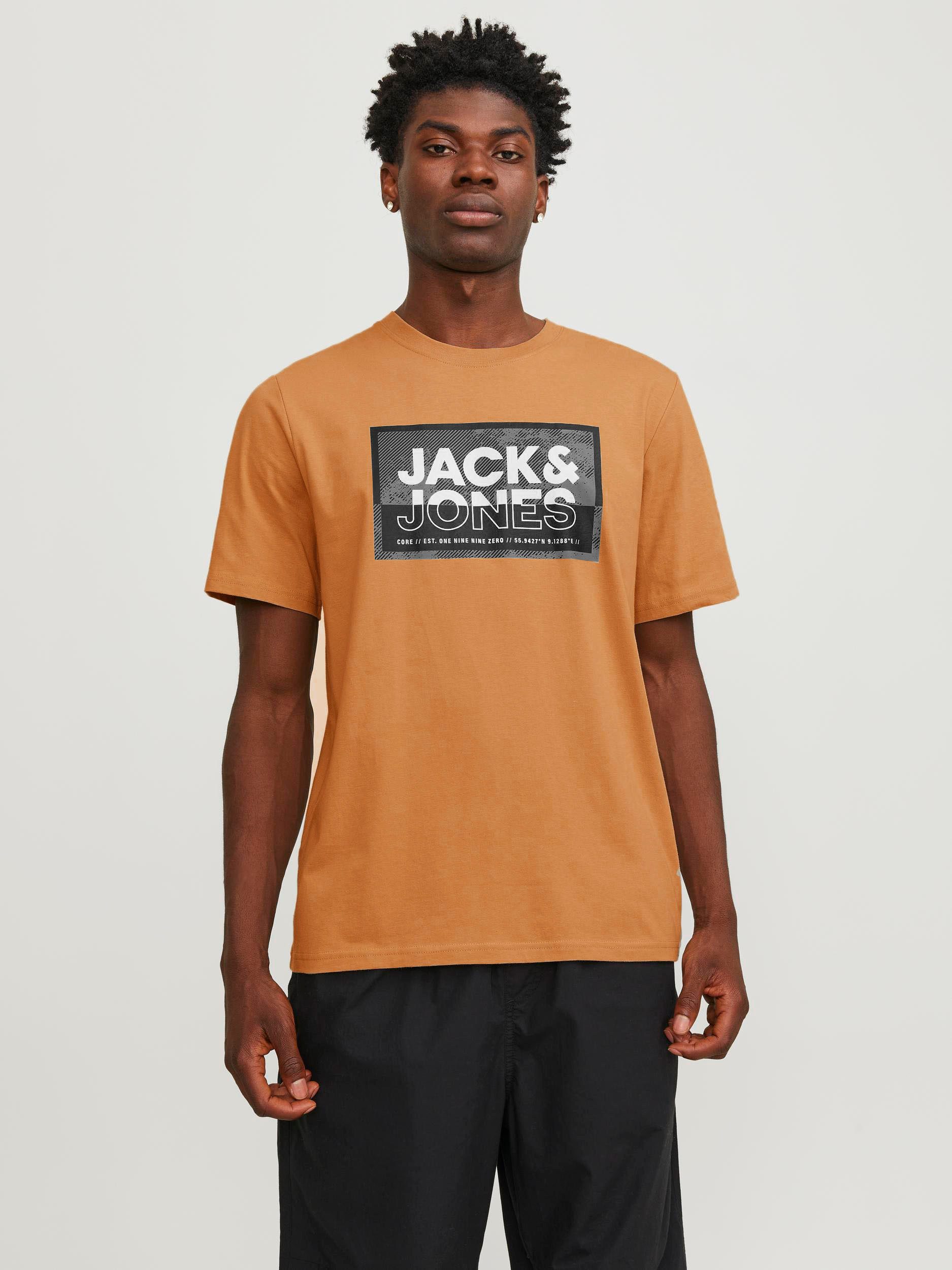 Jack & Jones Kurzarmshirt JCOLOGAN TEE SS CREW NECK SS24 LN