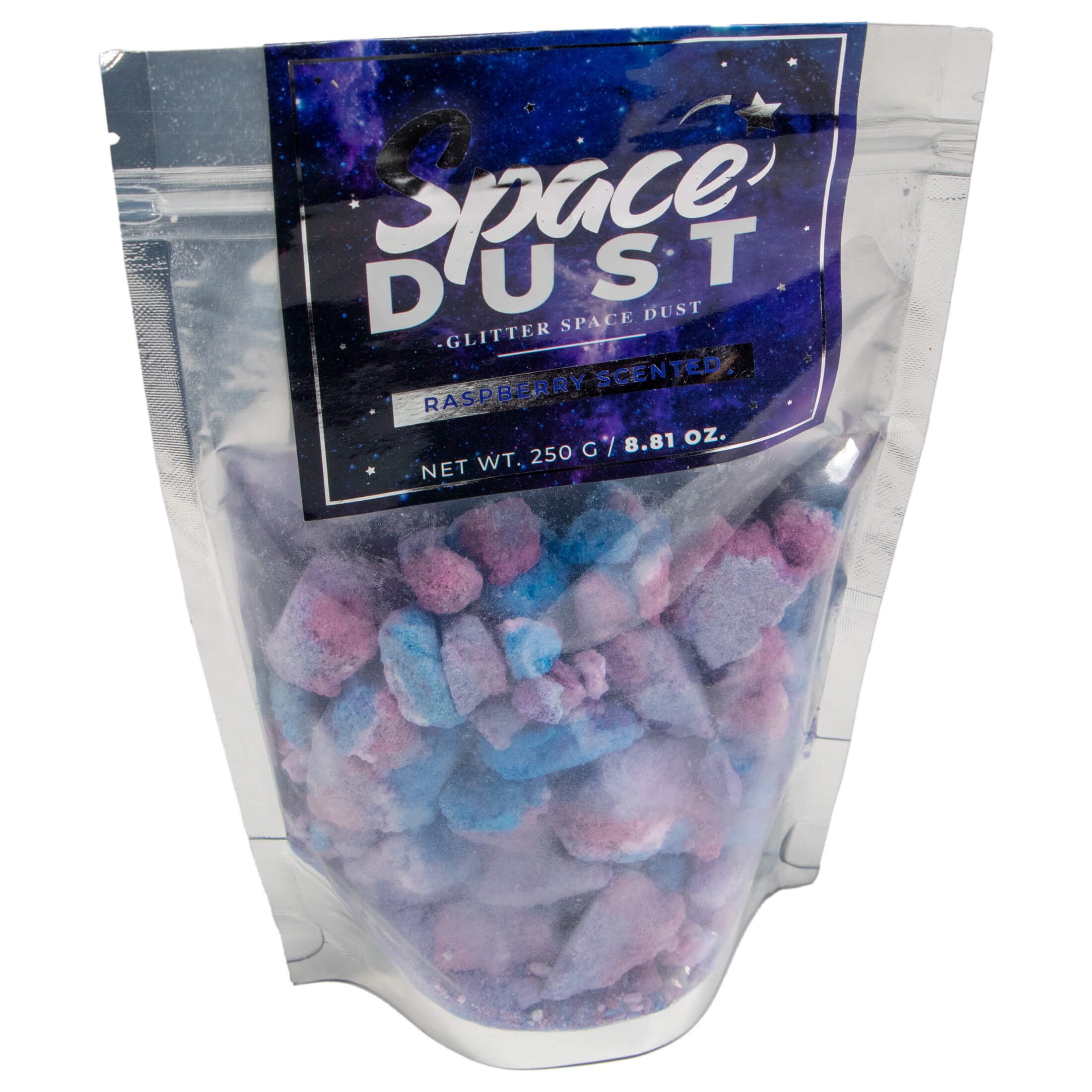 GIFT REPUBLIC Badekugel Badebomben Space Dust Raspberry Weltraum Brocken Staub 250g