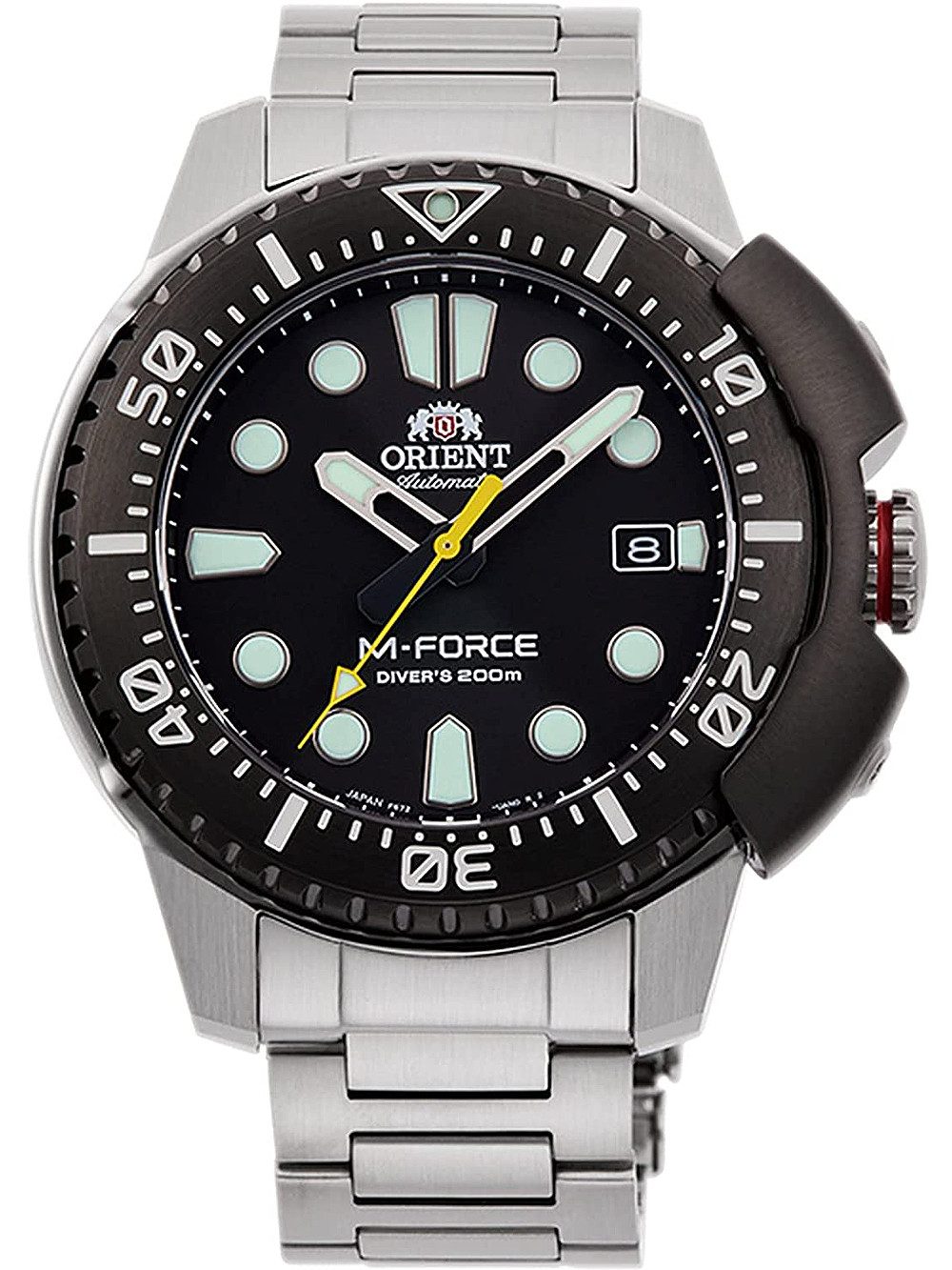 Orient Automatikuhr Orient RA-AC0L01B00B M-Force Automatik Herrenuhr 45mm 20ATM Orient RA-AC0L01B00B M-Force Automatik Herrenuhr 45mm 20ATM
