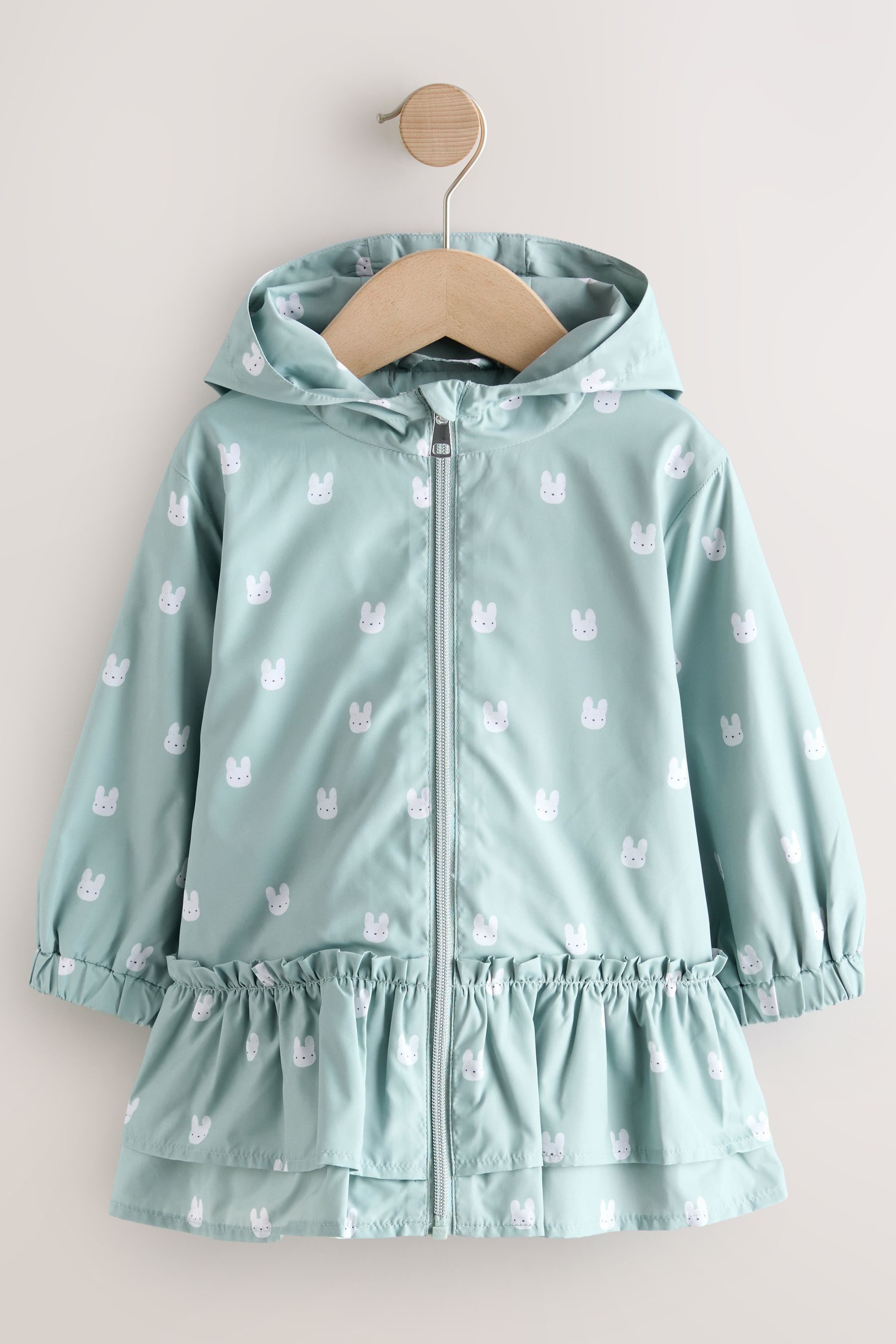Next Regenjacke Wasserabweisende Cagoule-Jacke mit Print (1-St)