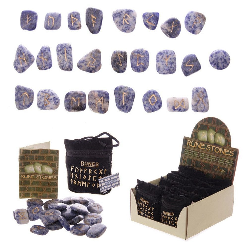 Puckator Edelstein Mineralien Edelsteine Beutel mit 25 Runensteinen