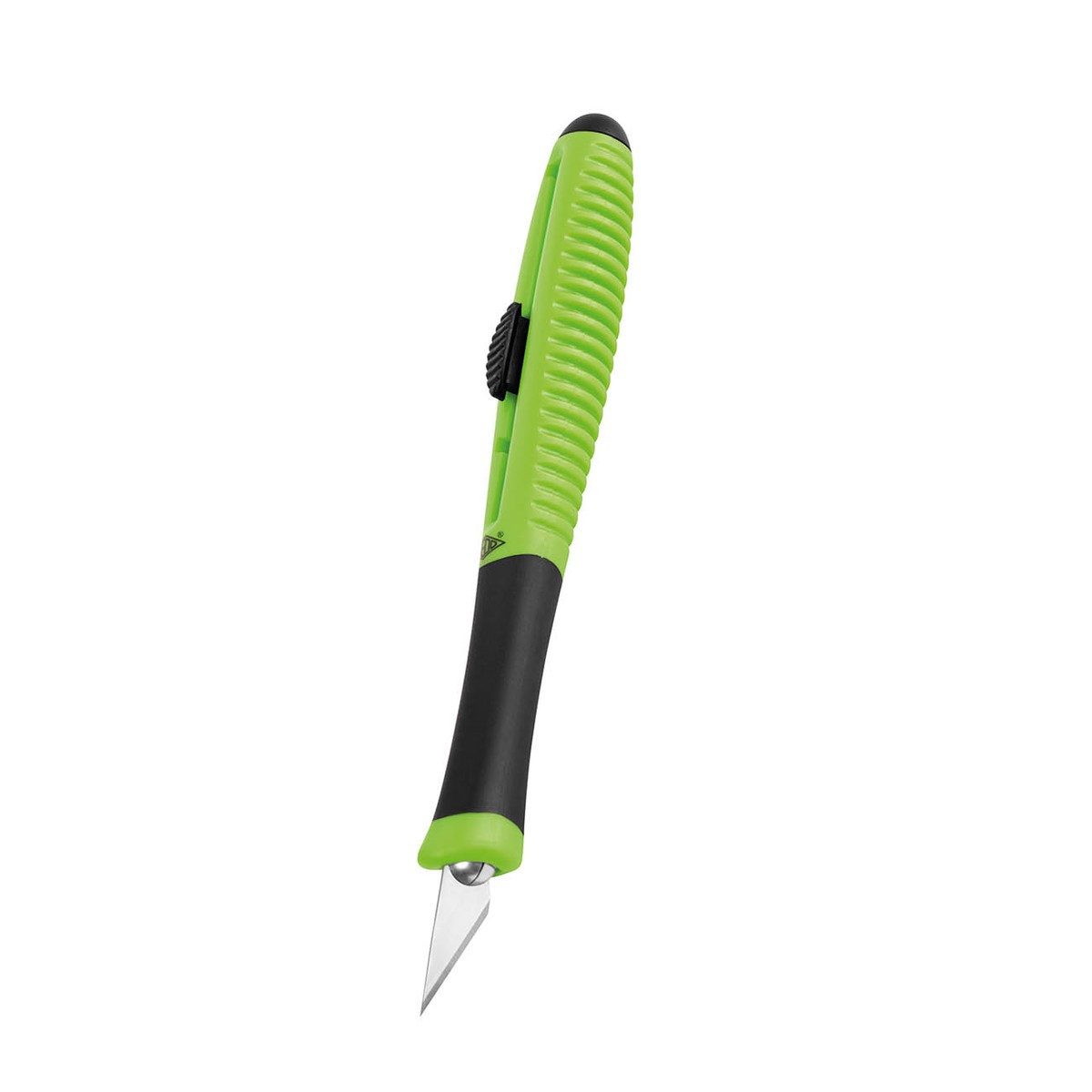 Werner Dorsch Bastelmesser Skalpell Comfortline POCKET inklusive 5 Klingen schwarz/grün 13cm