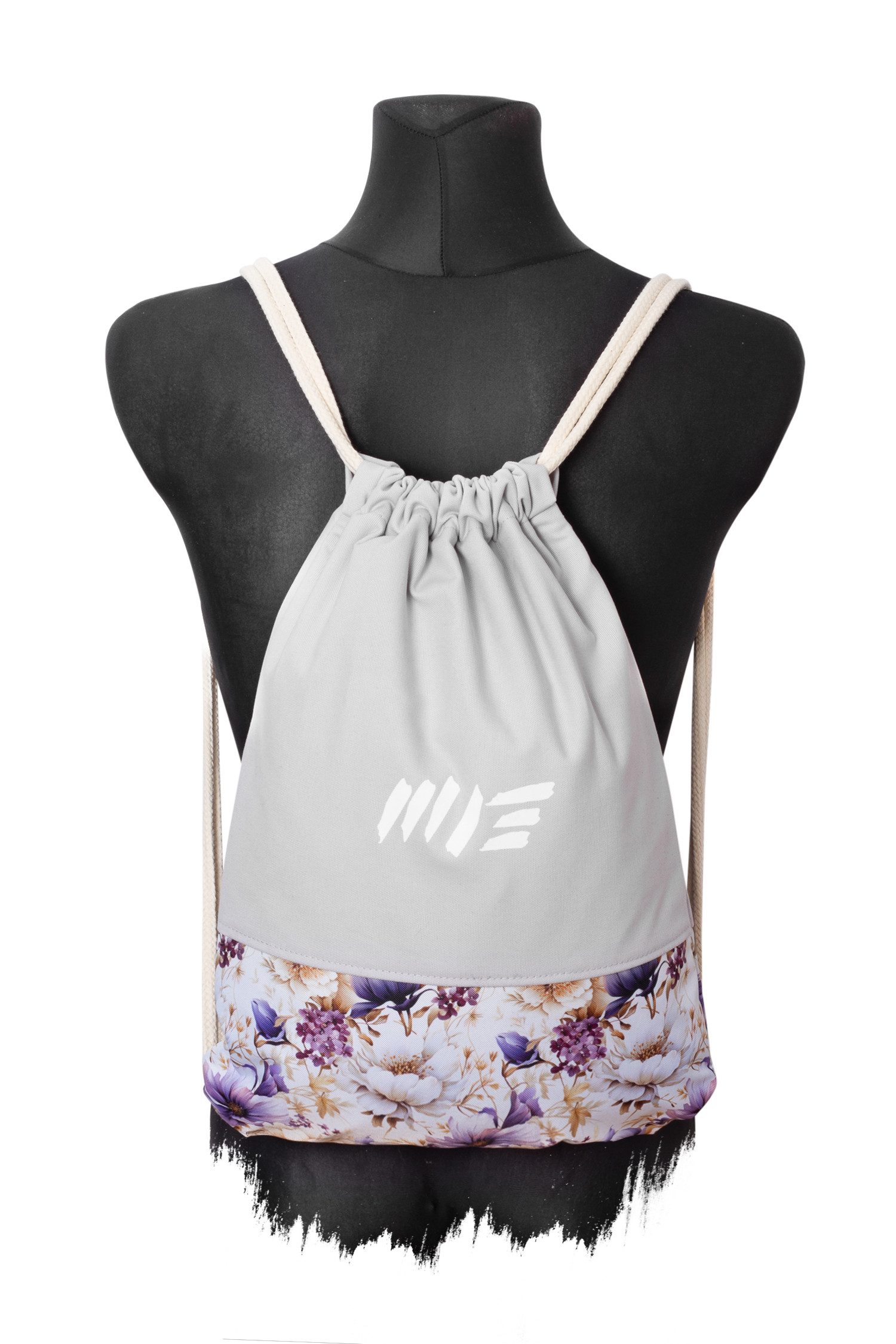 Manufaktur13 Turnbeutel Floral Sports Bag - Sportbeutel, Gymbag, mit Blumenmuster