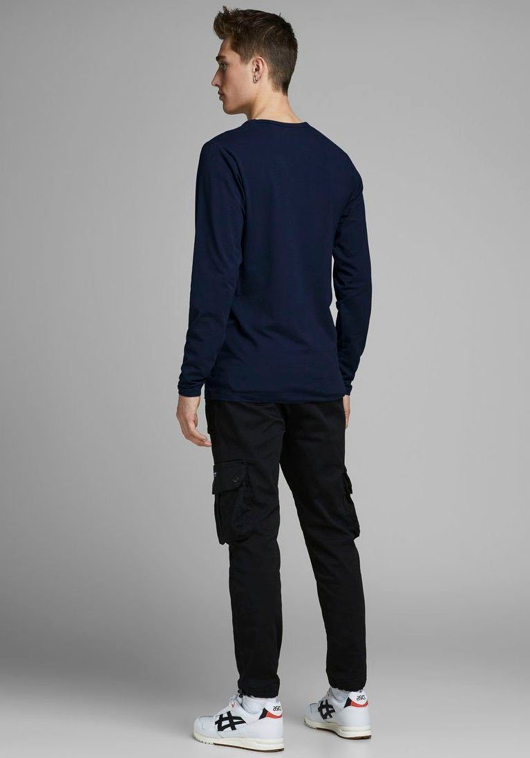 Jack & Jones TEE BASIC Navy Blazer Longsleeve