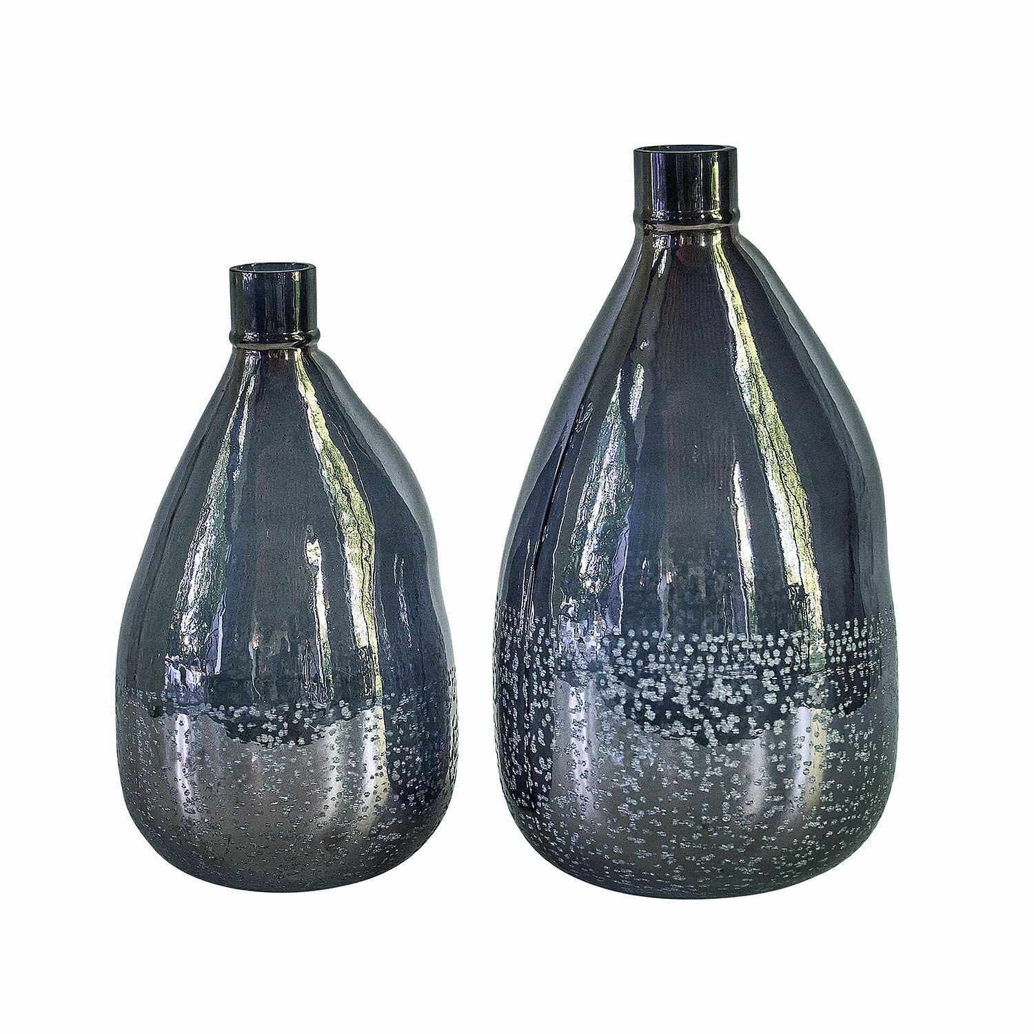 Mirabeau Tischvase Vase 2er Set Qilevon antikblau
