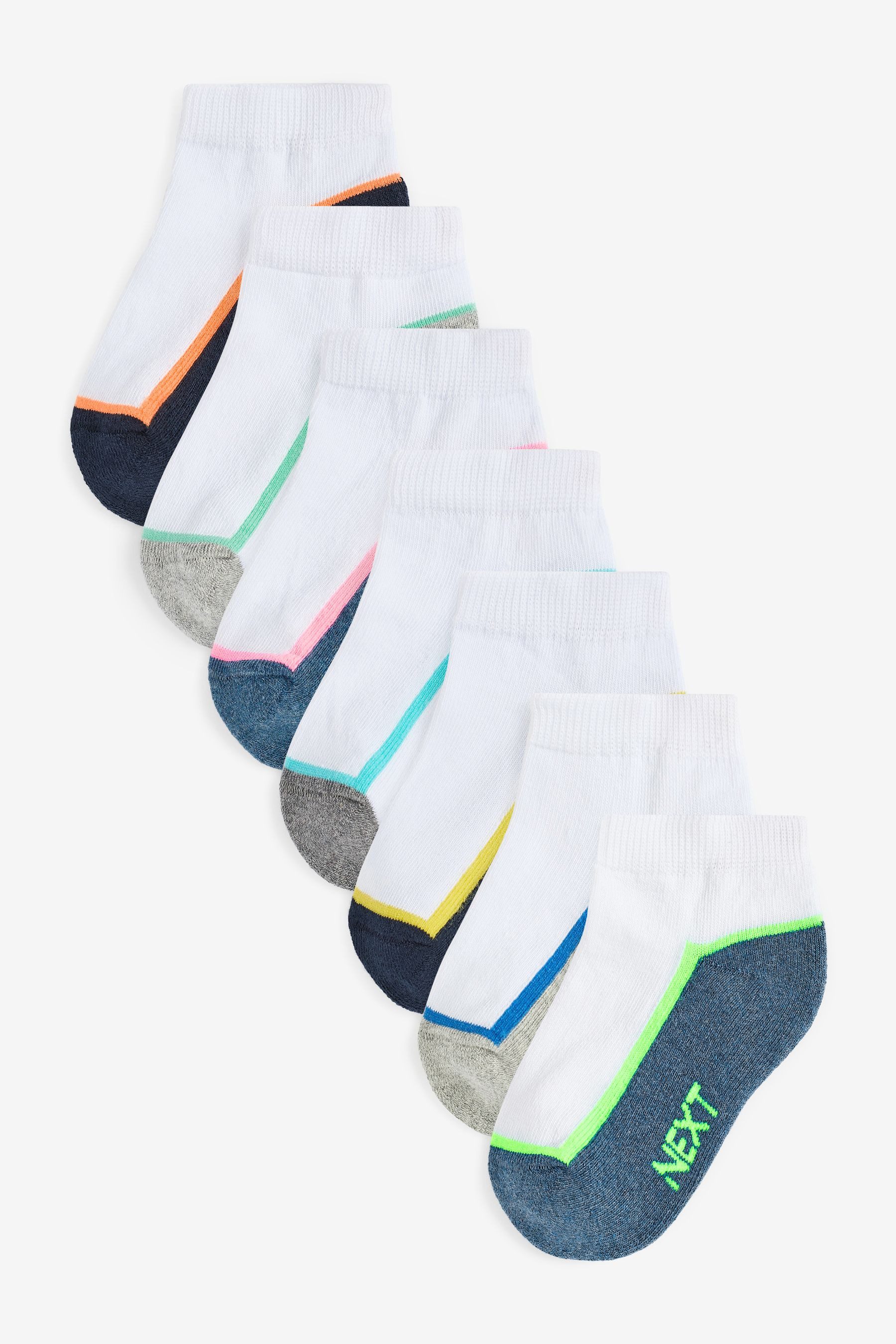 Next Sneakersocken Sneaker-Socken mit gepolstertem Fußbett, 7er-Pack (1-Paar)