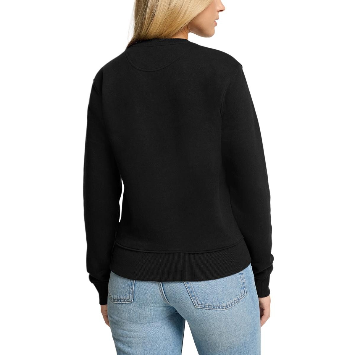 Spreadshirt Sweatshirt Fröhlicher Weihnachtsmann Mit Rentieren Cartoon Damen Premium Pullover (1-tlg) – Bild 4 von 5