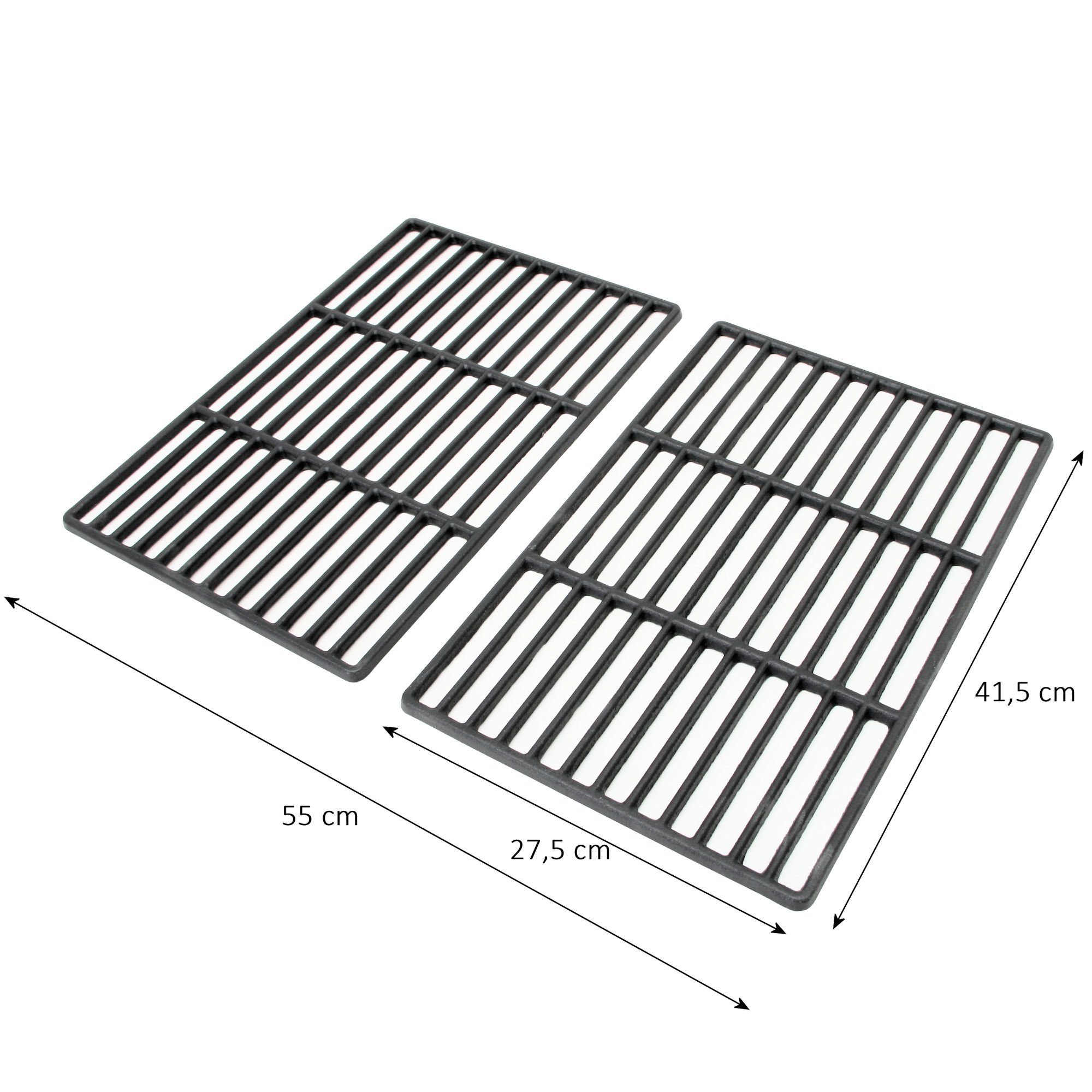 BBQ-Toro Grillrost Gusseisen Grillrost (2 Stück), preseasoned, je 27,5 x 41,5 cm – Bild 3 von 4