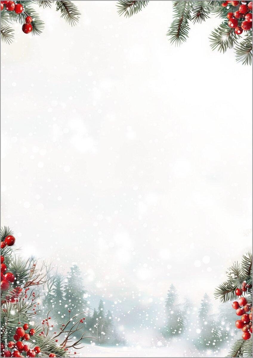 Sigel Briefpapier SIGEL Weihnachtsbriefpapier Scandinavian Snow