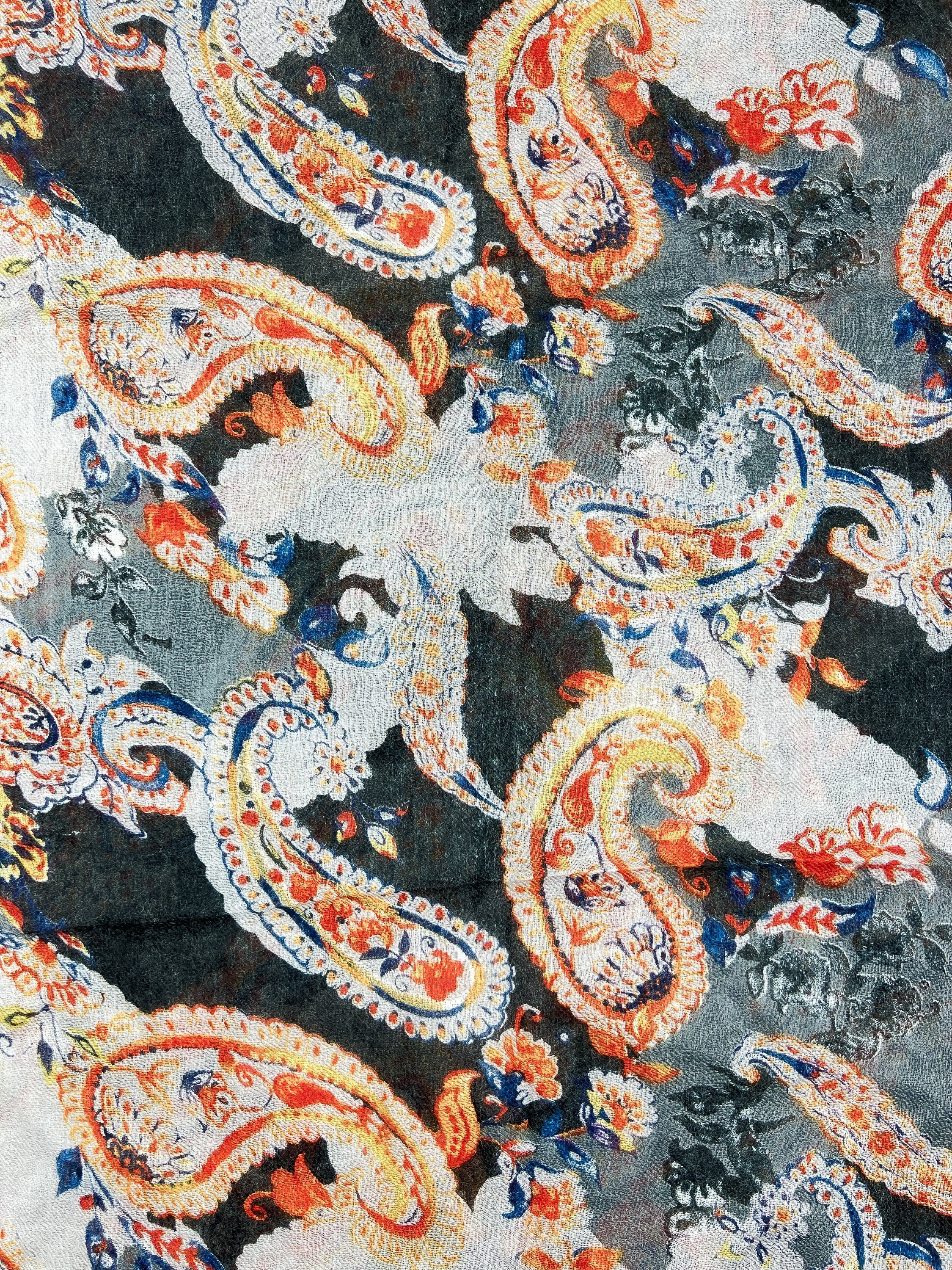 COLLEZIONE ALESSANDRO Modeschal Kaschmir Paisley, (1-St), aus softem Kaschmir-Mix