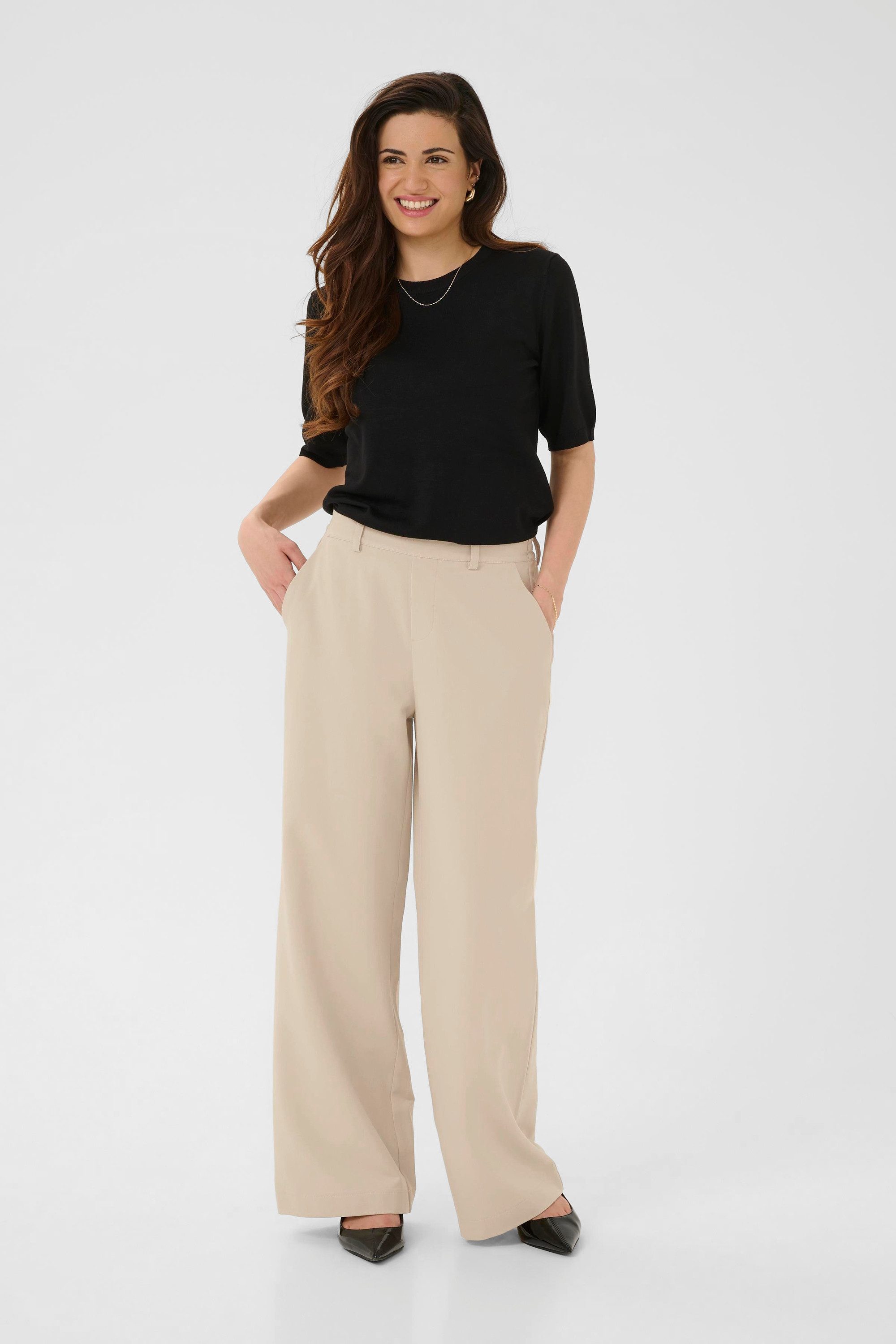 KAFFE Stoffhose Casual Hose KAvalley günstig online kaufen