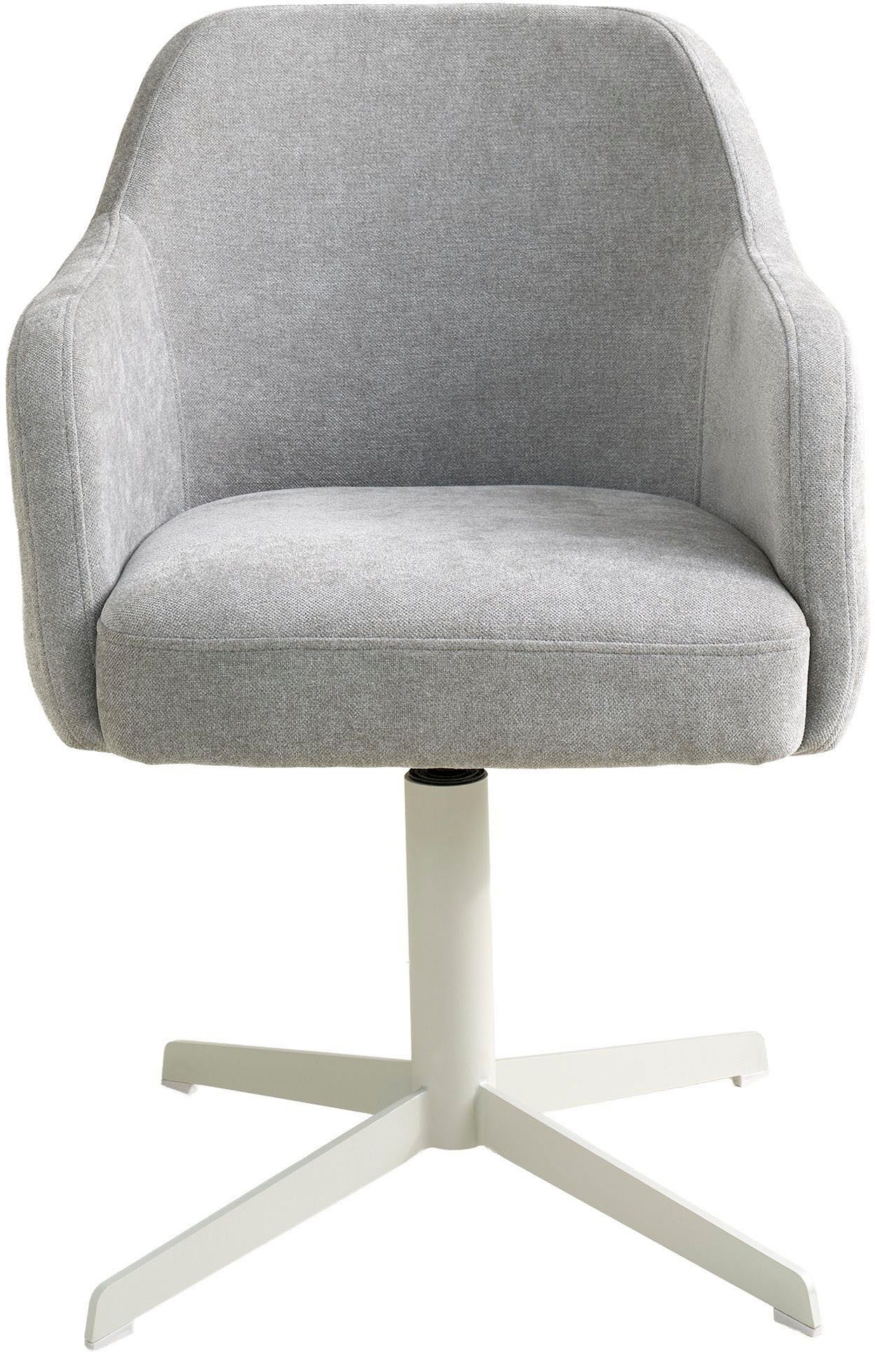 SCHÖNER WOHNEN-Kollektion Esszimmerstuhl MARLOY, 360° drehbar mit Rückholfunktion (1 St), mit Taschenfederkern, Bezug Webstoff, Untergestell pulverbeschichtet