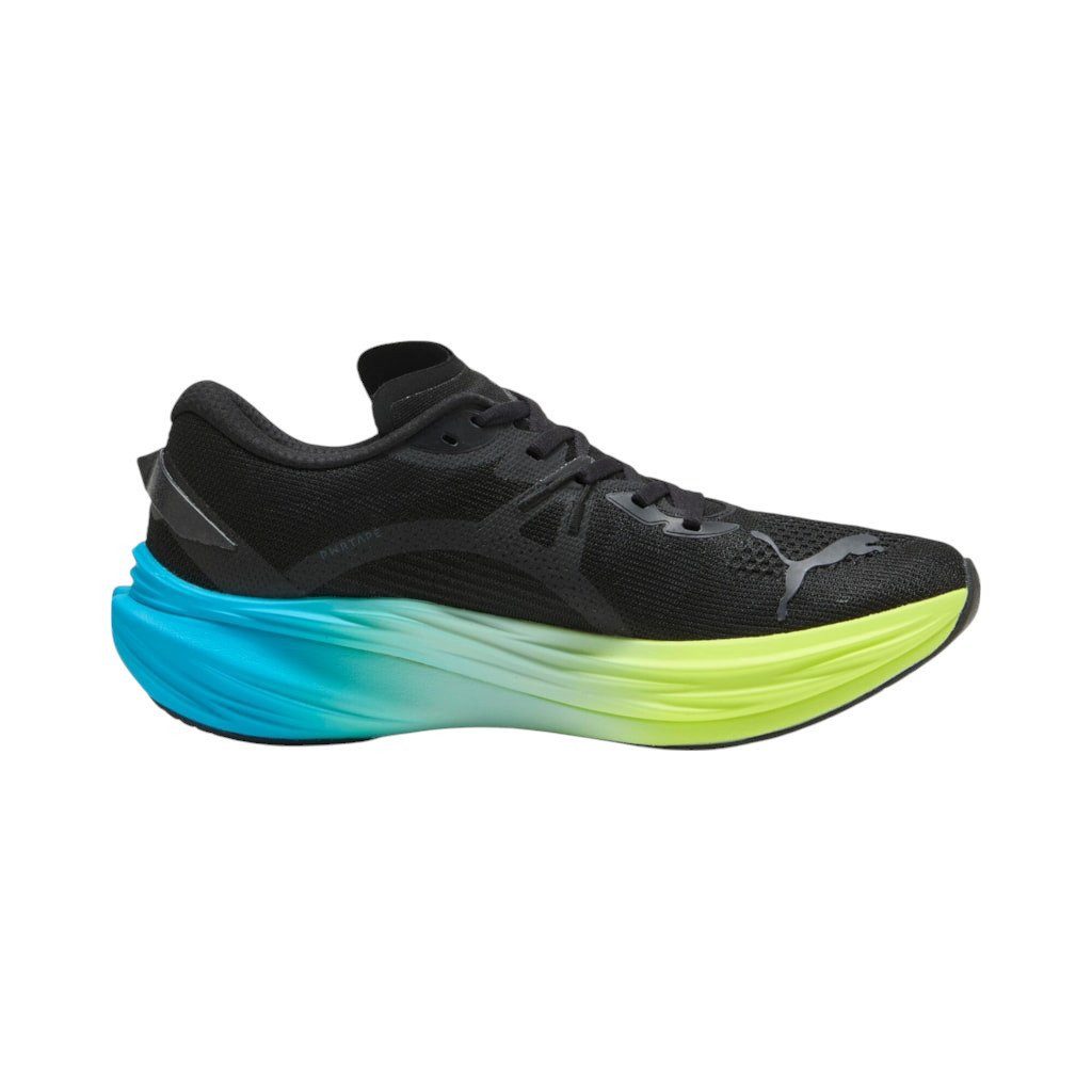PUMA Deviate Nitro 3 (Dämpfung) schwarz/blau Herren Laufschuh