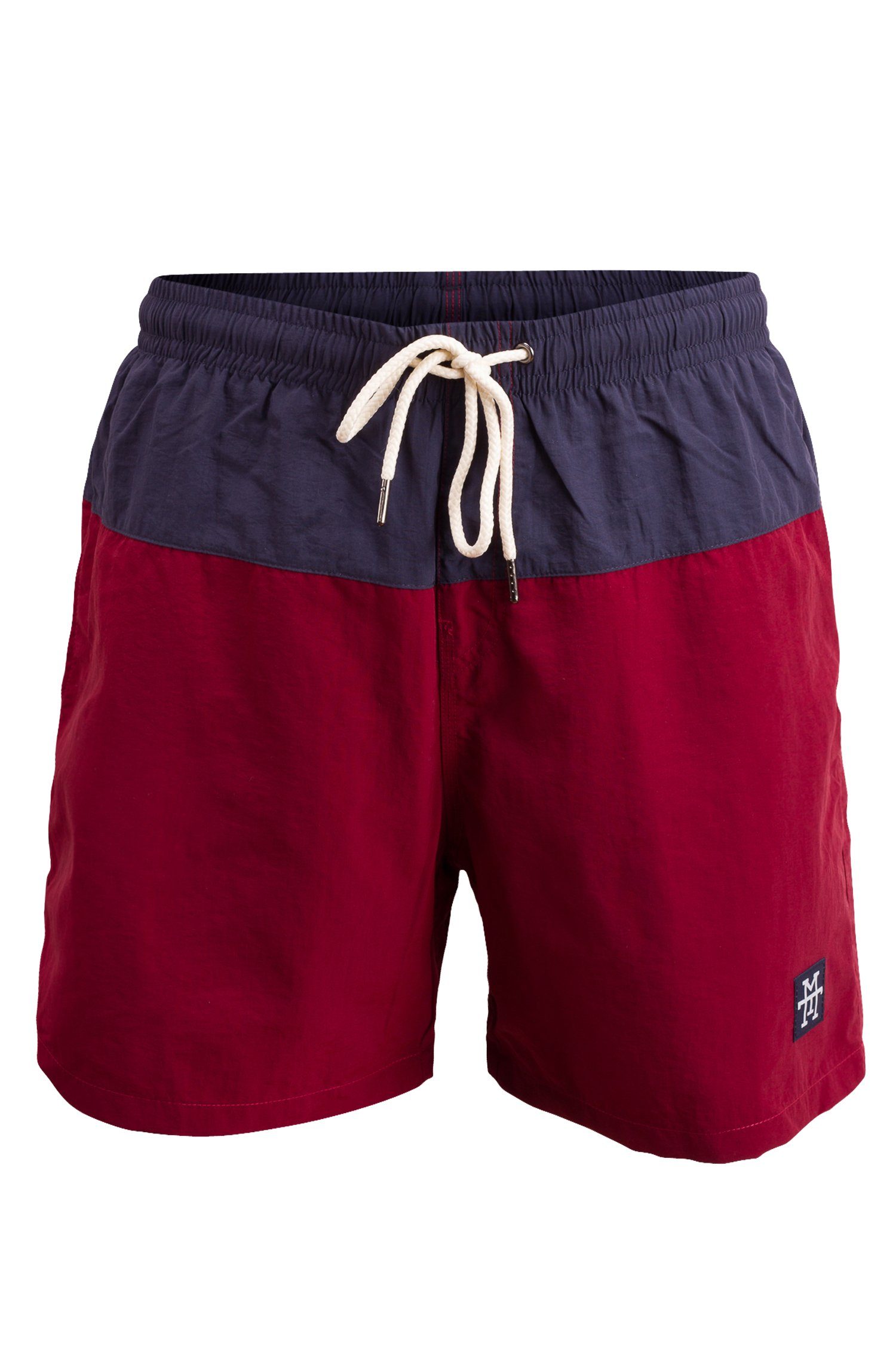 Manufaktur13 Badeshorts Swim Shorts - Badehosen schnelltrocknend Red/Navy