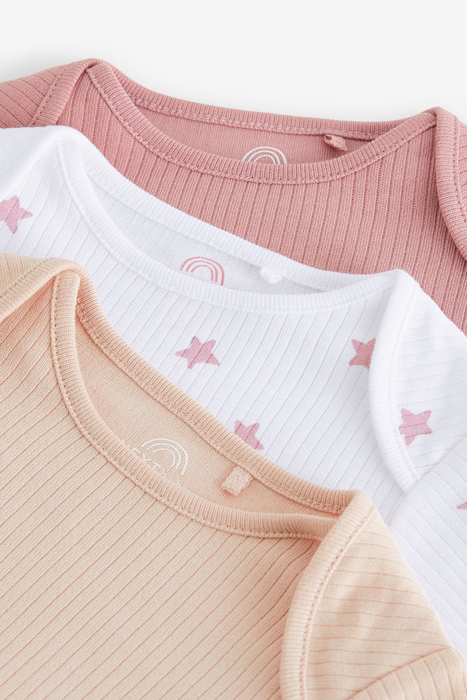 Next Langarmbody Langärmelige Bodysuits bei Hüftdysplasie 3er-Pack (3-tlg)