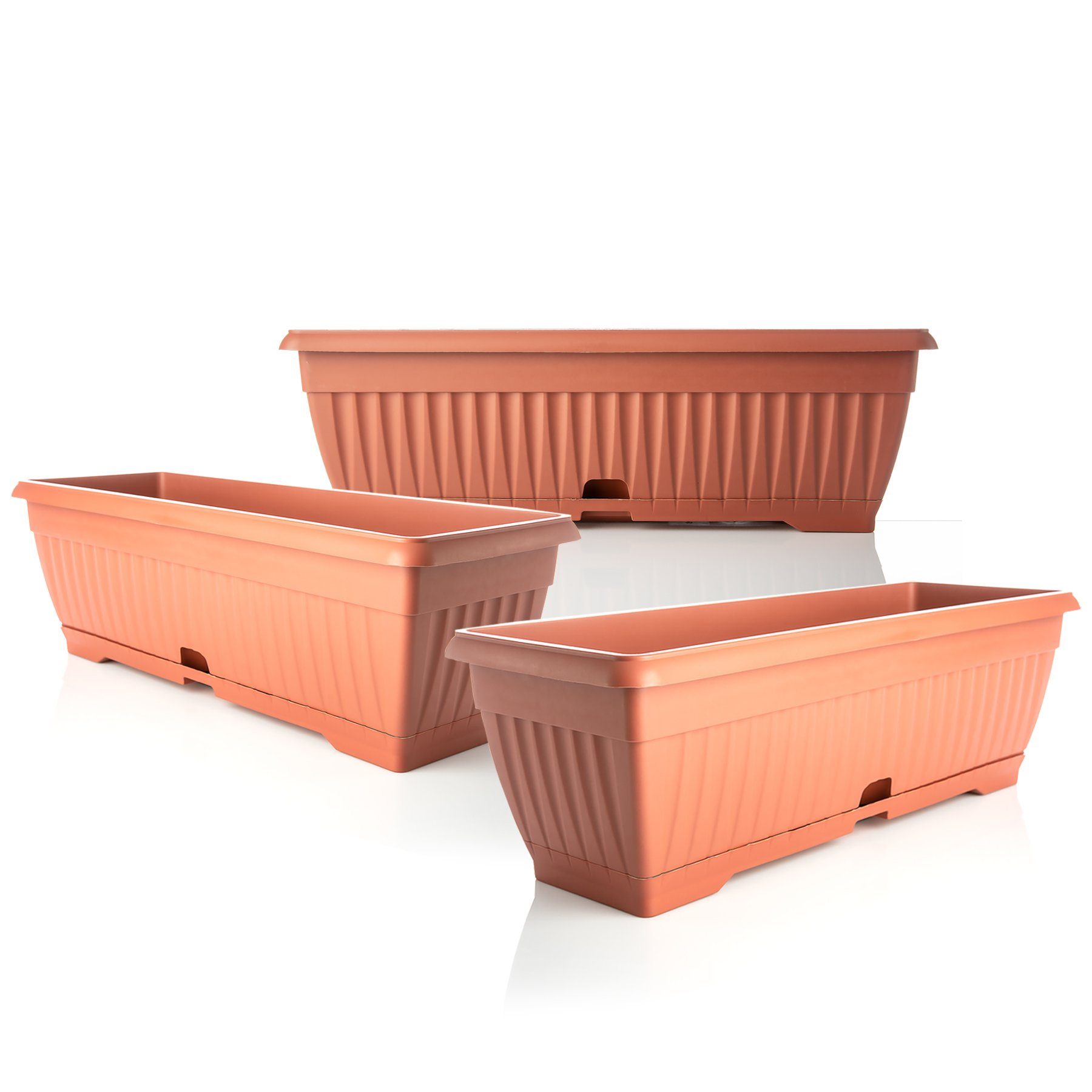 BigDean Blumenkasten 3x Blumenkasten 50cm mit günstig online kaufen