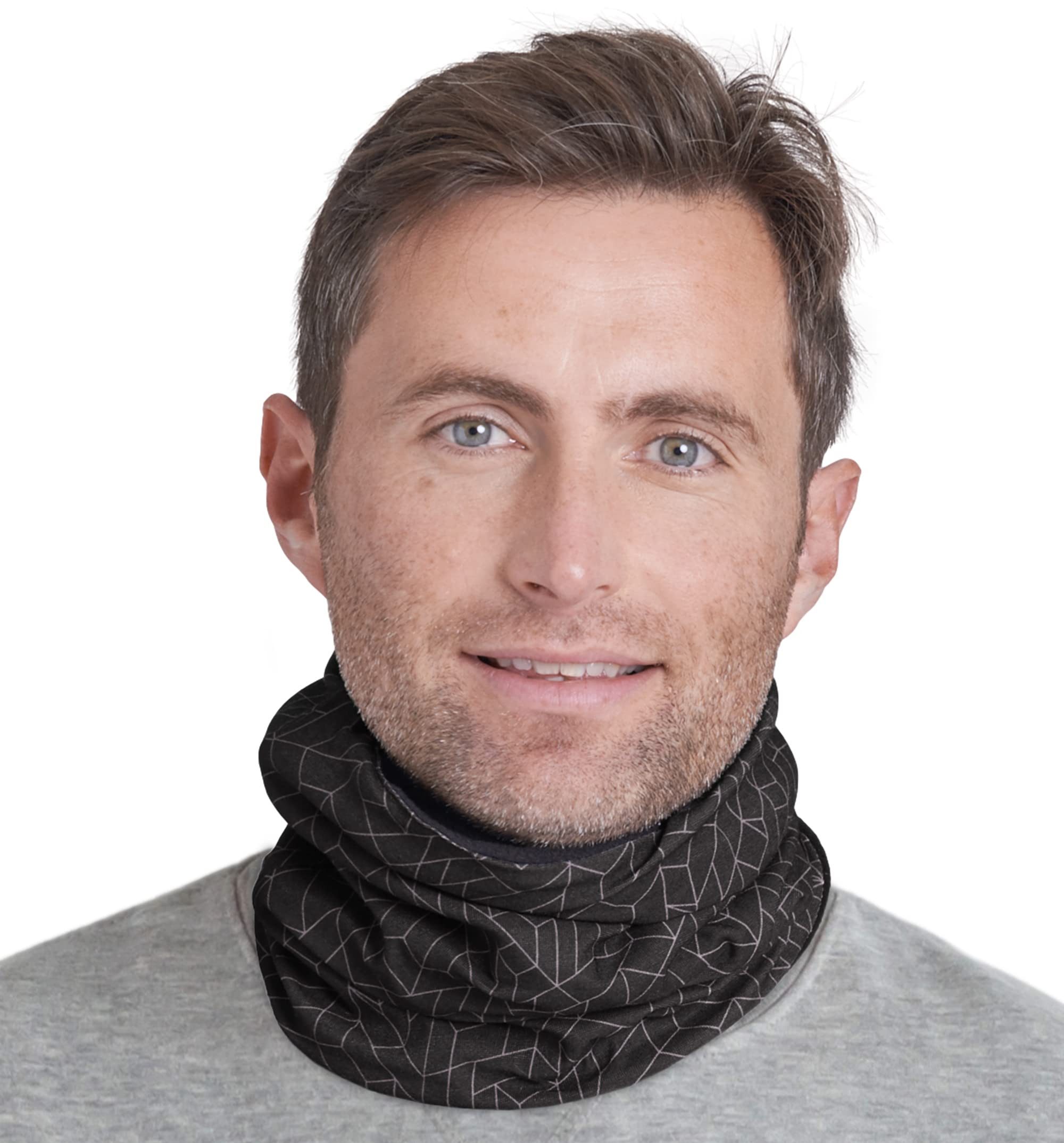Halswärmer Schlauch Schal Schlauchschal für Damen und Herren Loop Schal