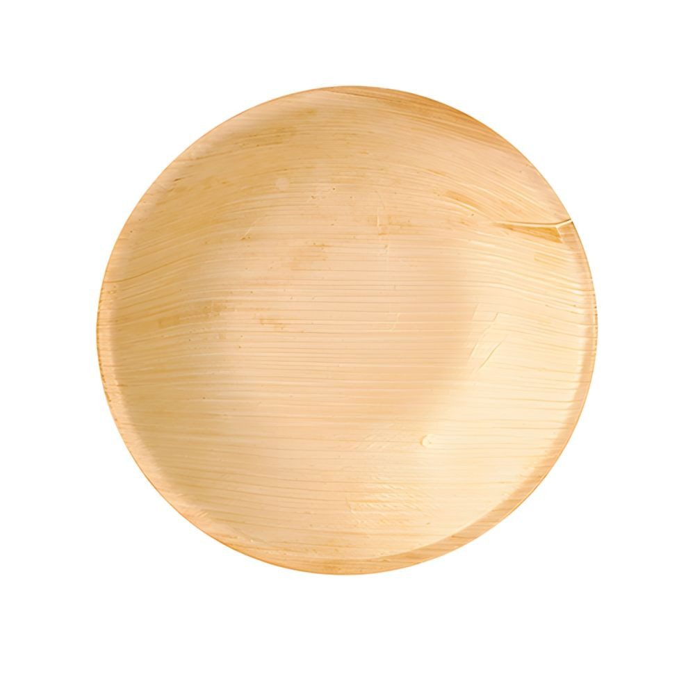 Einwegschale Schalen, Palmblatt pure rund 300 ml Ø 17,5 cm, 3,5 cm 100 Stk
