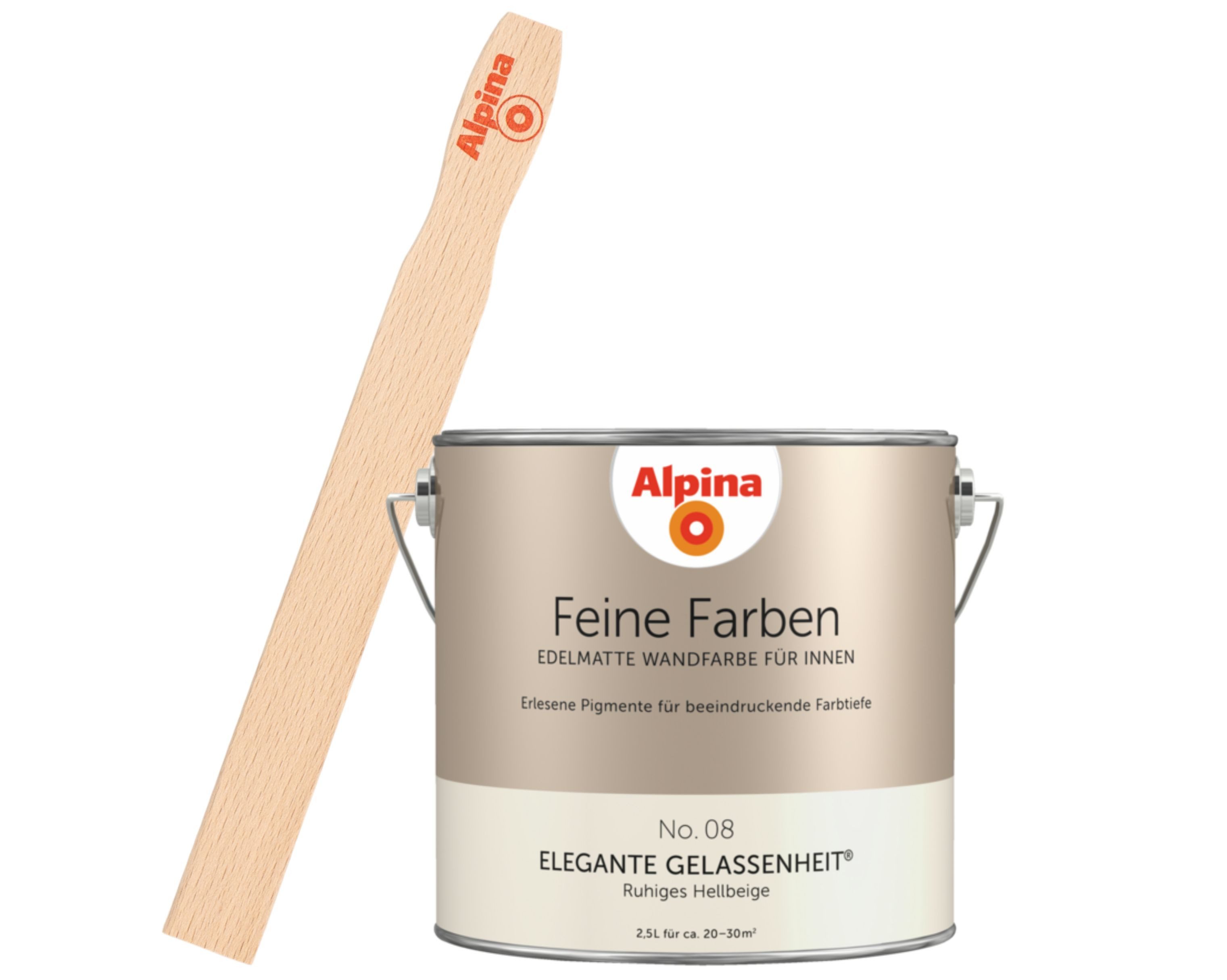Alpina Wandfarbe Alpina Feine Farben + Gratis Rührstab