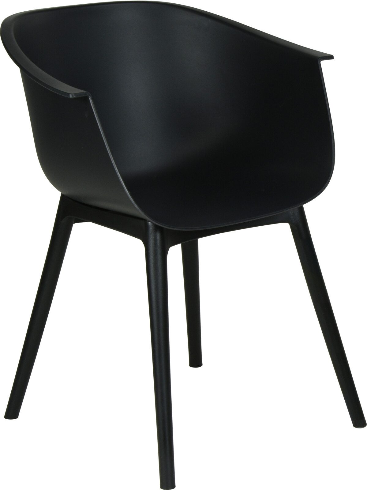 Gartenstuhl Gartenstuhl PABLOMA schwarz Stapelstuhl Klappstuhl