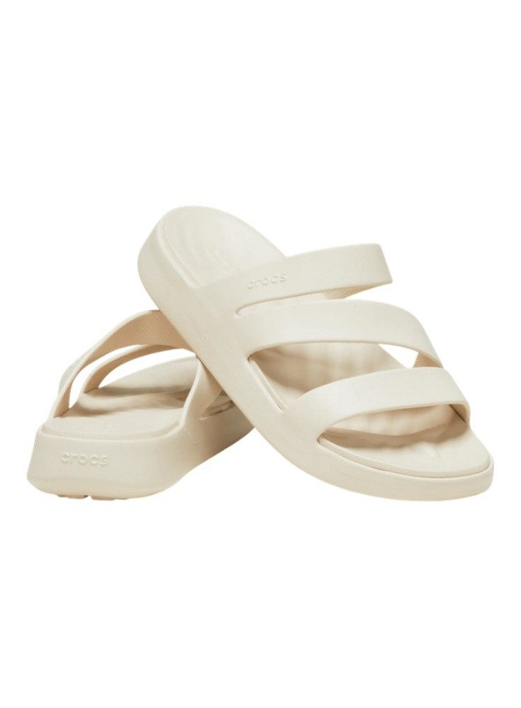 Crocs Sandale Getaway Strappy (leichtes, nahtlos, flexibel) beige Damen Bad günstig online kaufen
