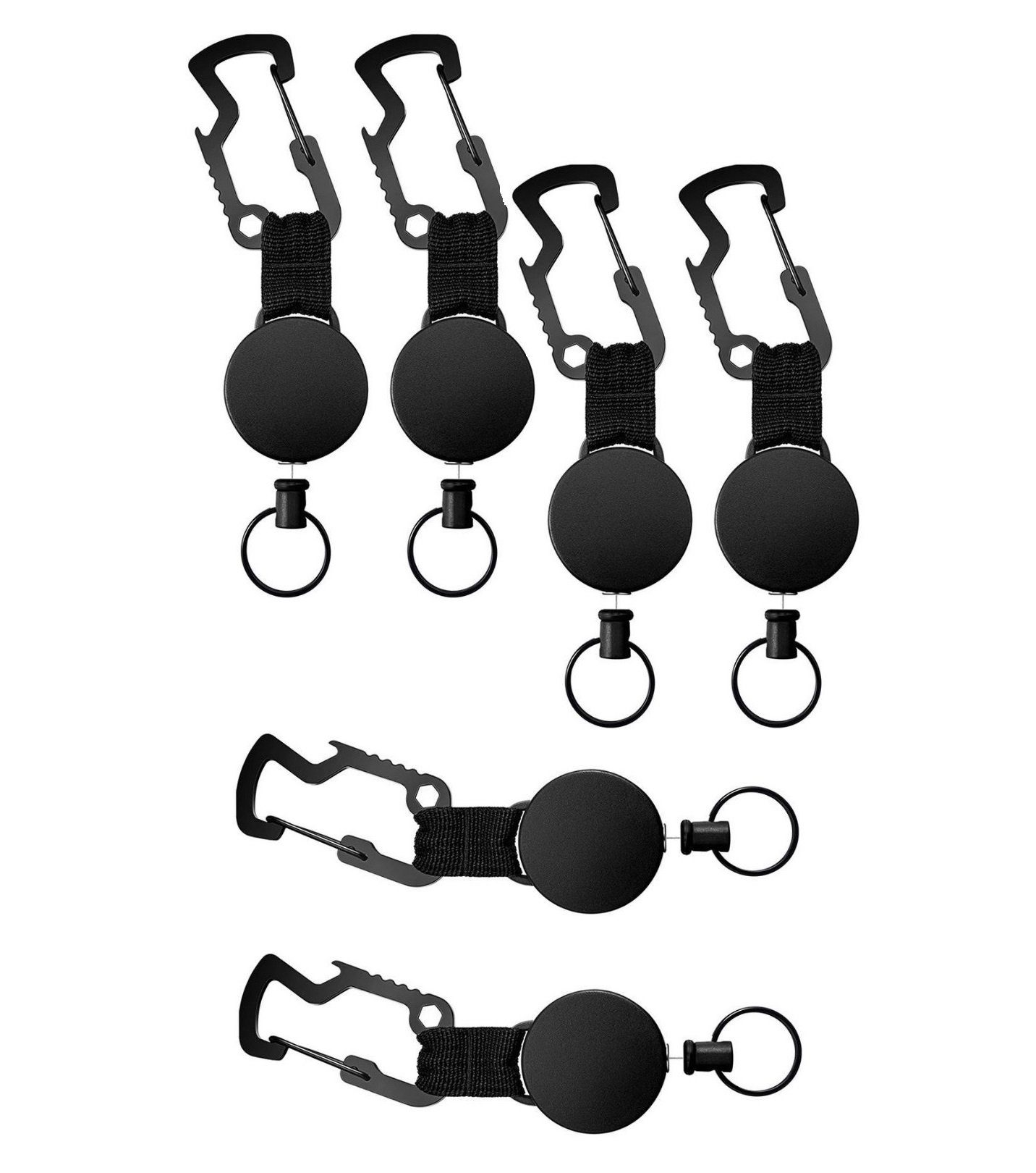 BAYLI Schlüsselanhänger Set 4er Set Schlüssela Drahtseil, 60 Ausweisjojo, mit Schlüsseljojo - cm