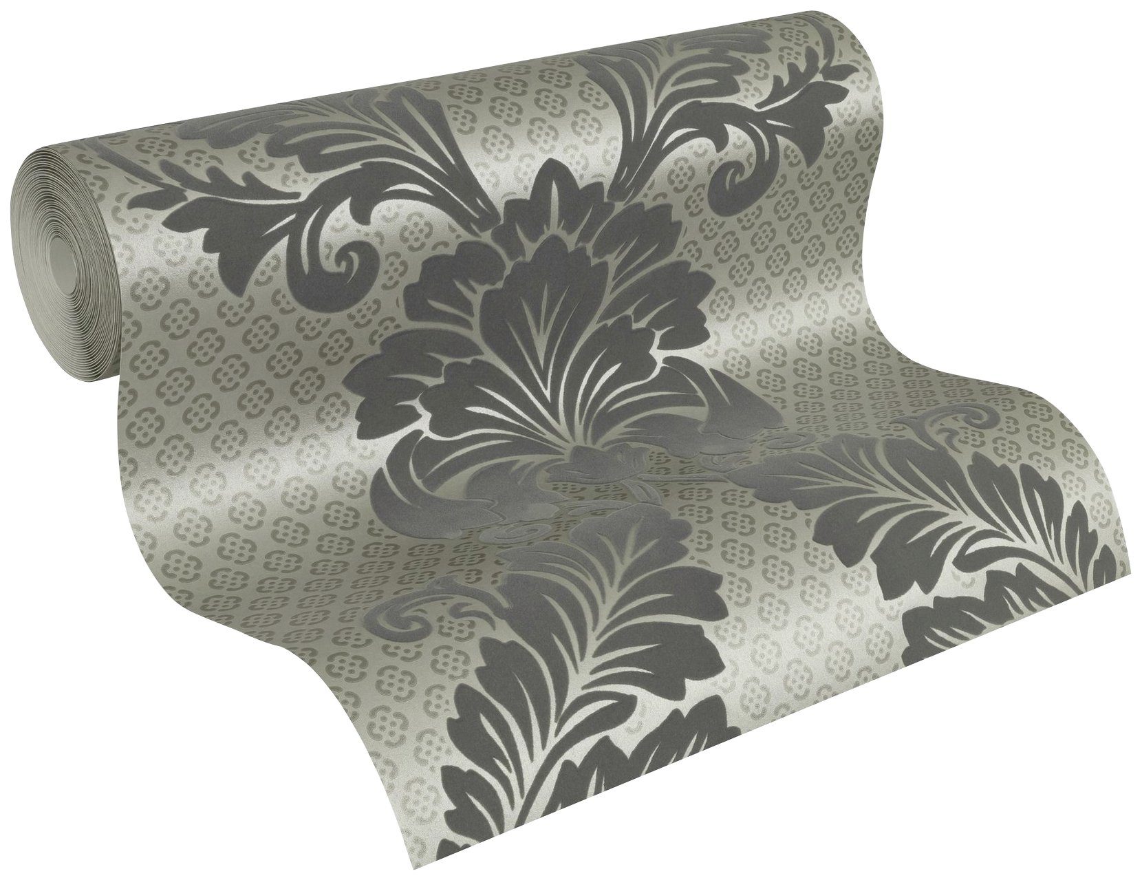 Architects Paper Vliestapete Luxury wallpaper, beflockt, Barock, gemustert, ornamental, Ornament Tapete Barock Tapeten Wohnzimmer Schlafzimmer Küche Flur Büro