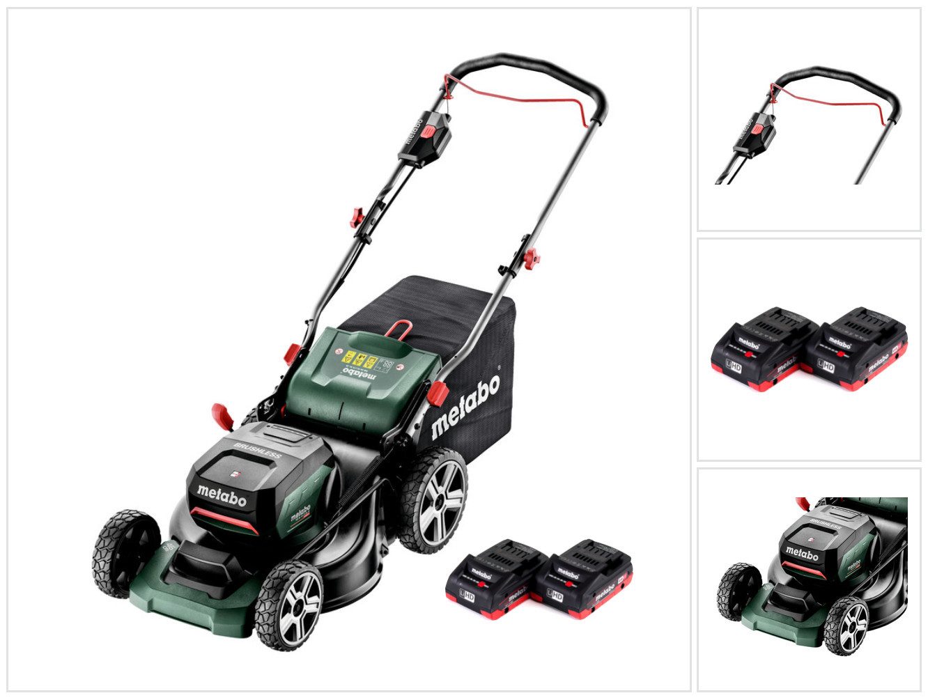metabo Akkurasenmäher RM 36-18 LTX BL 46 Akku Rasenmäher 36 V (2x 18 V) 46 cm Brushless +